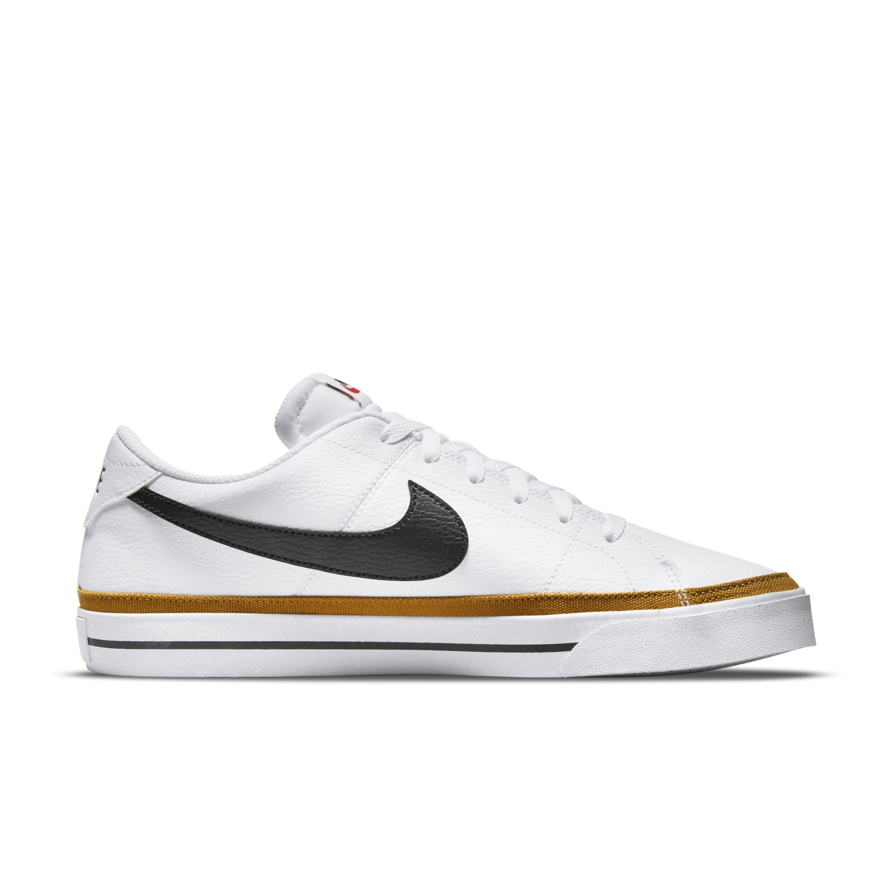 Nike Court Legacy "White/Black/Desert Ochre" Men's Shoe - WHITE/BLACK/DESERT OCHRE Thumbnail View 1
