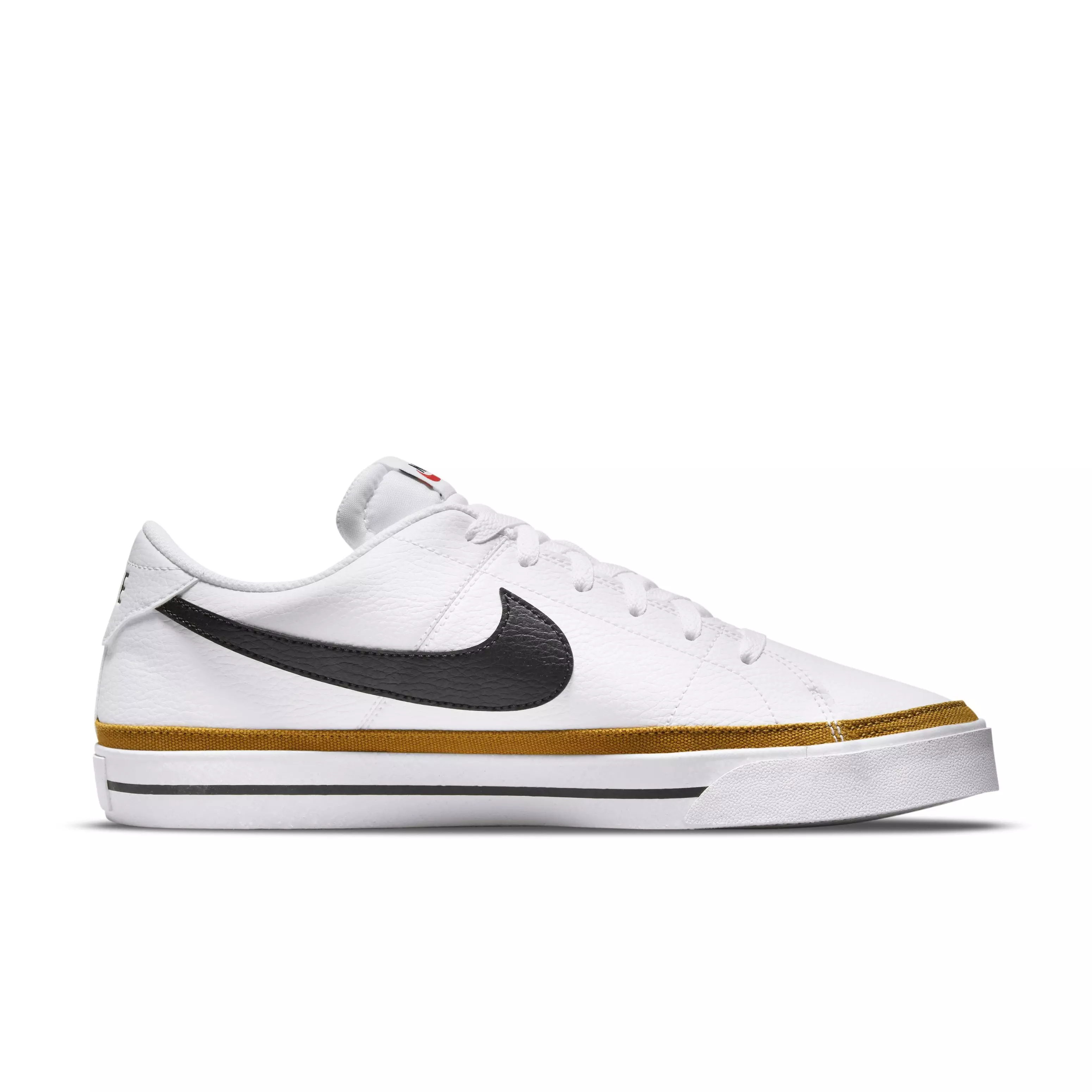 Nike Court Legacy White/Black/Desert Ochre Men's Shoe - Hibbett