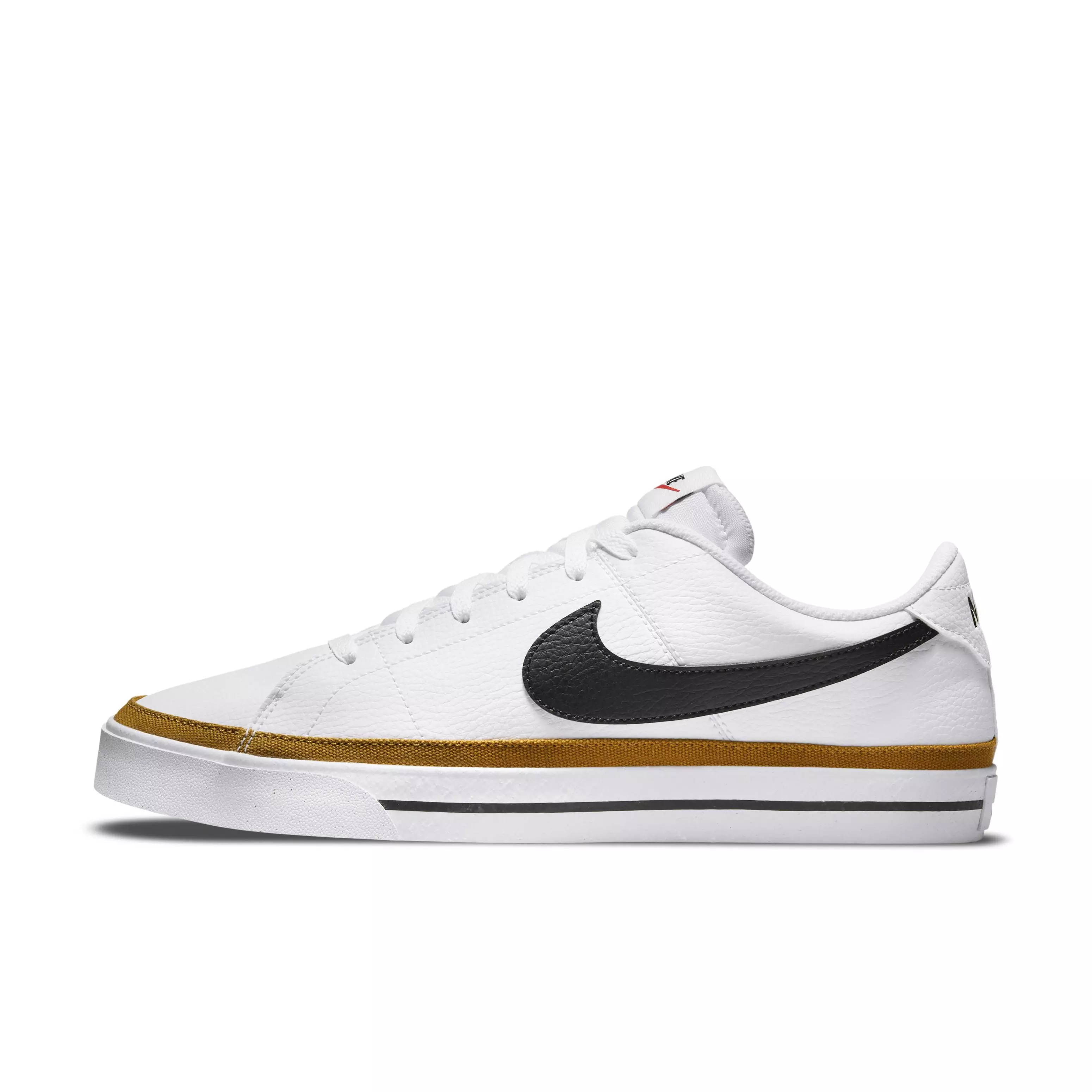 Nike Court Legacy "White/Black/Desert Ochre" Men's Shoe - WHITE/BLACK/DESERT OCHRE