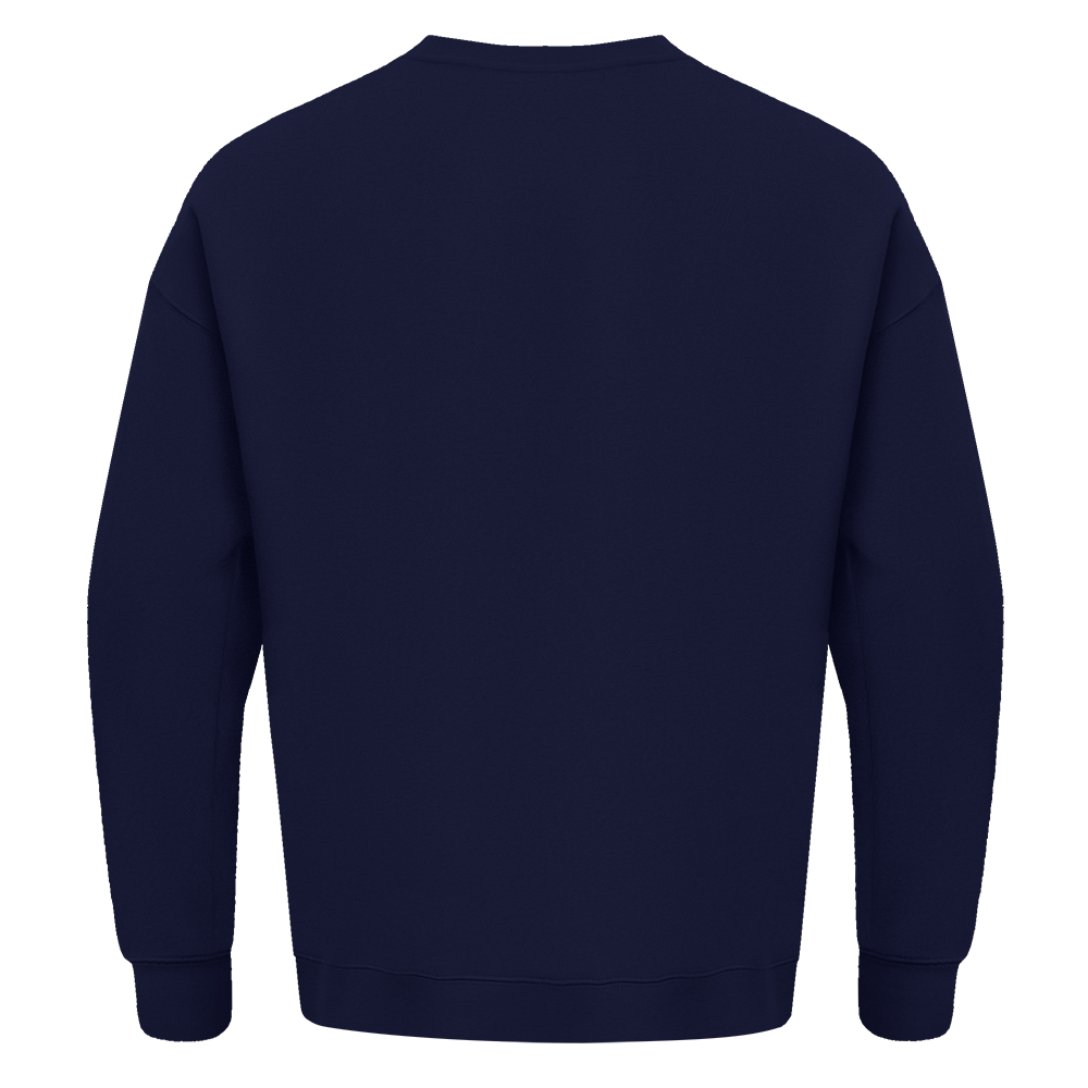 Pro Standard Men's MLB Atlanta Braves Old English Crewneck - Navy - NAVY Thumbnail View 2