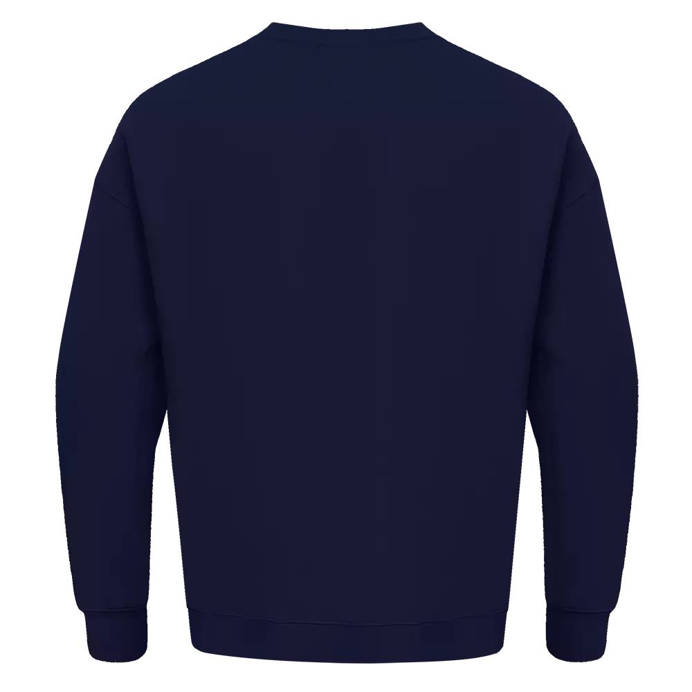 Pro Standard Men's MLB Atlanta Braves Old English Crewneck -Navy - NAVY