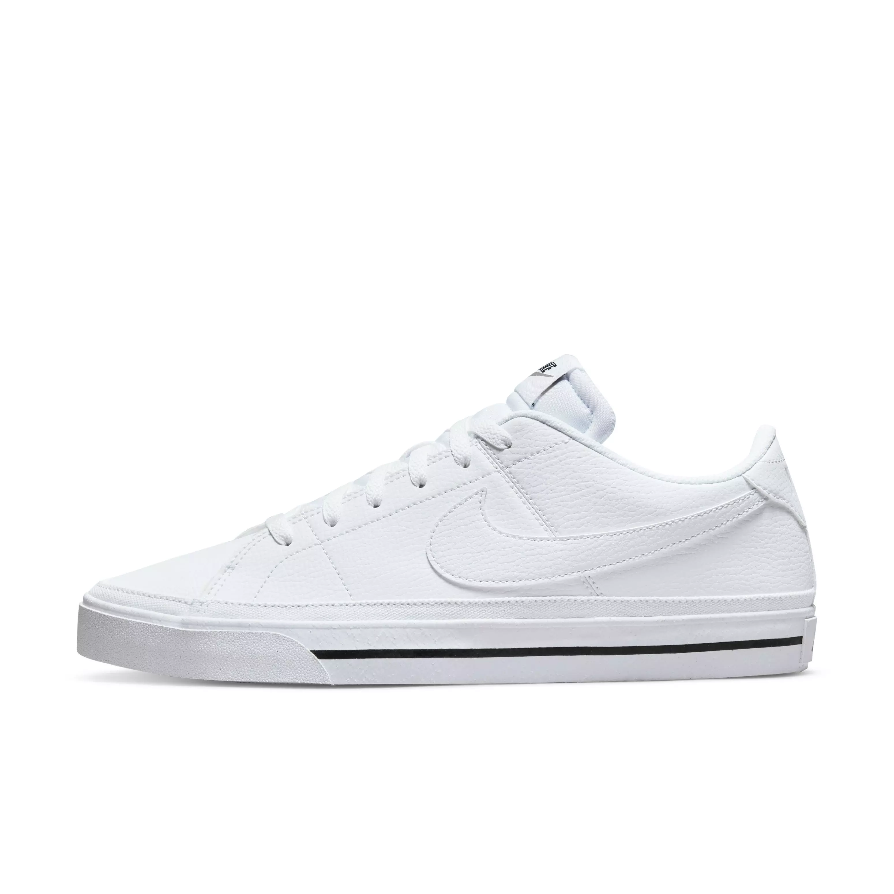 Nike Court Legacy "White/White/Black" Men's Shoe - WHITE/WHITE/BLACK