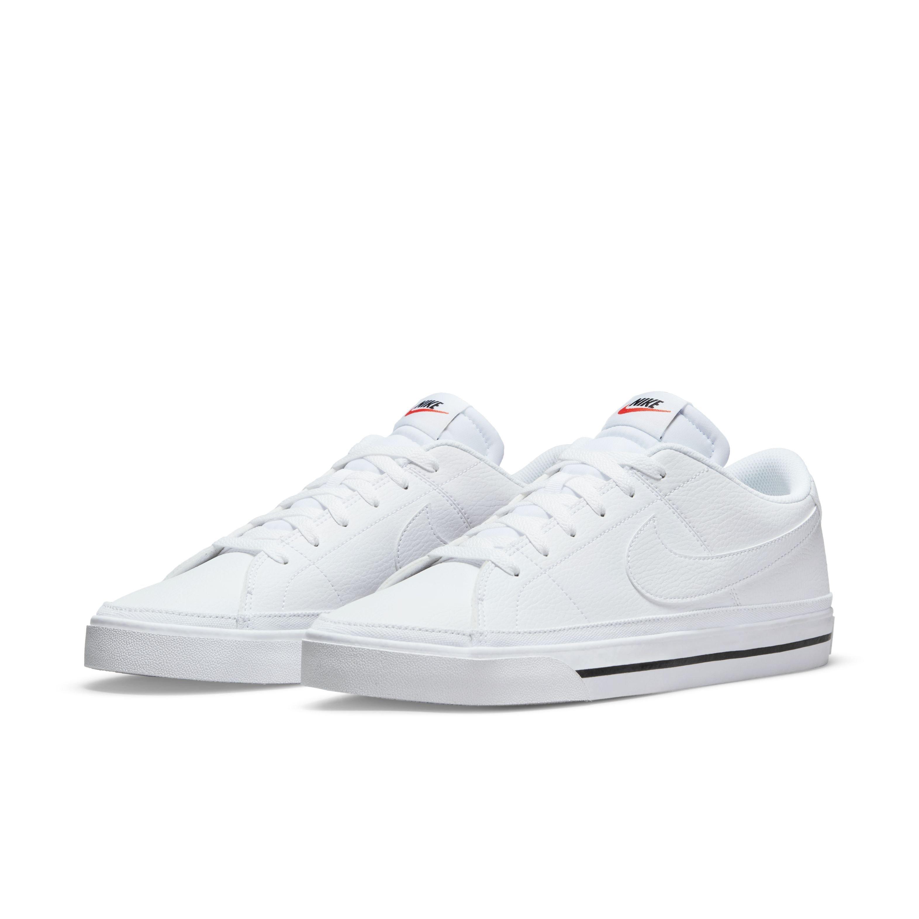 Nike Court Legacy "White/White/Black" Men's Shoe - WHITE/WHITE/BLACK Thumbnail View 3