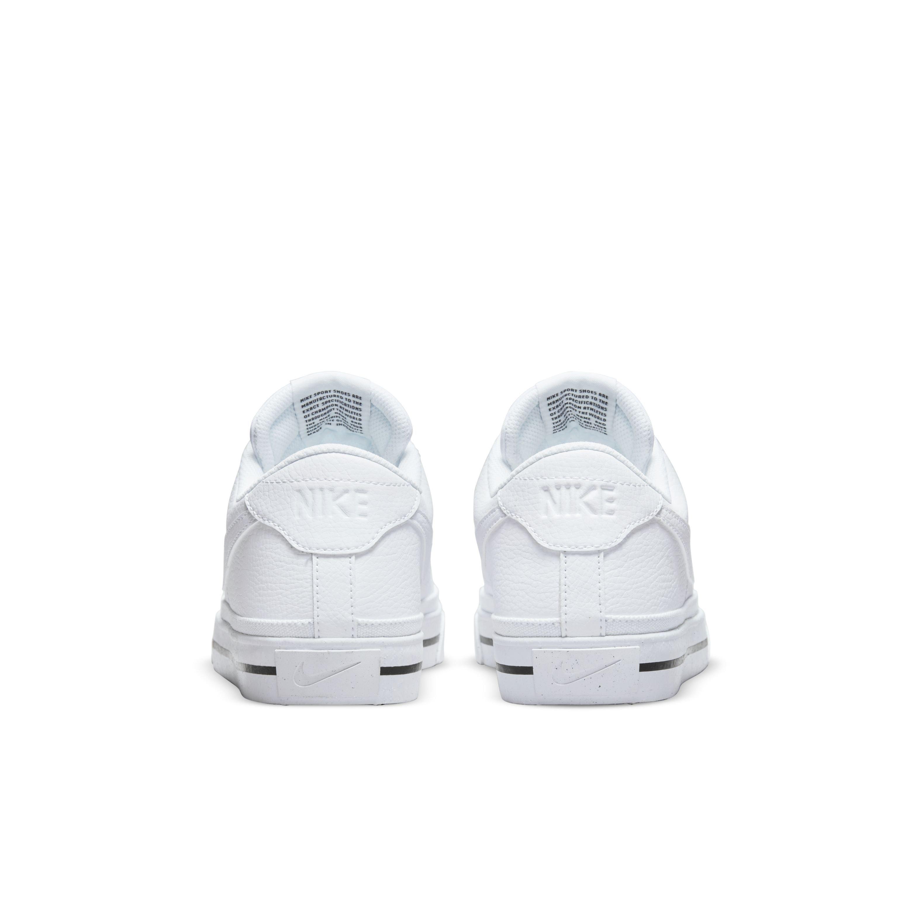 Nike Court Legacy "White/White/Black" Men's Shoe - WHITE/WHITE/BLACK Thumbnail View 5