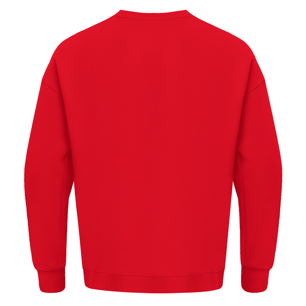 Pro Standard Men's MLB Atlanta Braves Old English Crewneck - Red - RED Thumbnail View 2