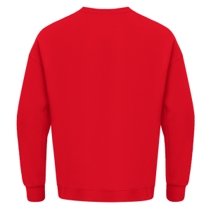 Pro Standard Men's MLB Atlanta Braves Old English Crewneck -Red