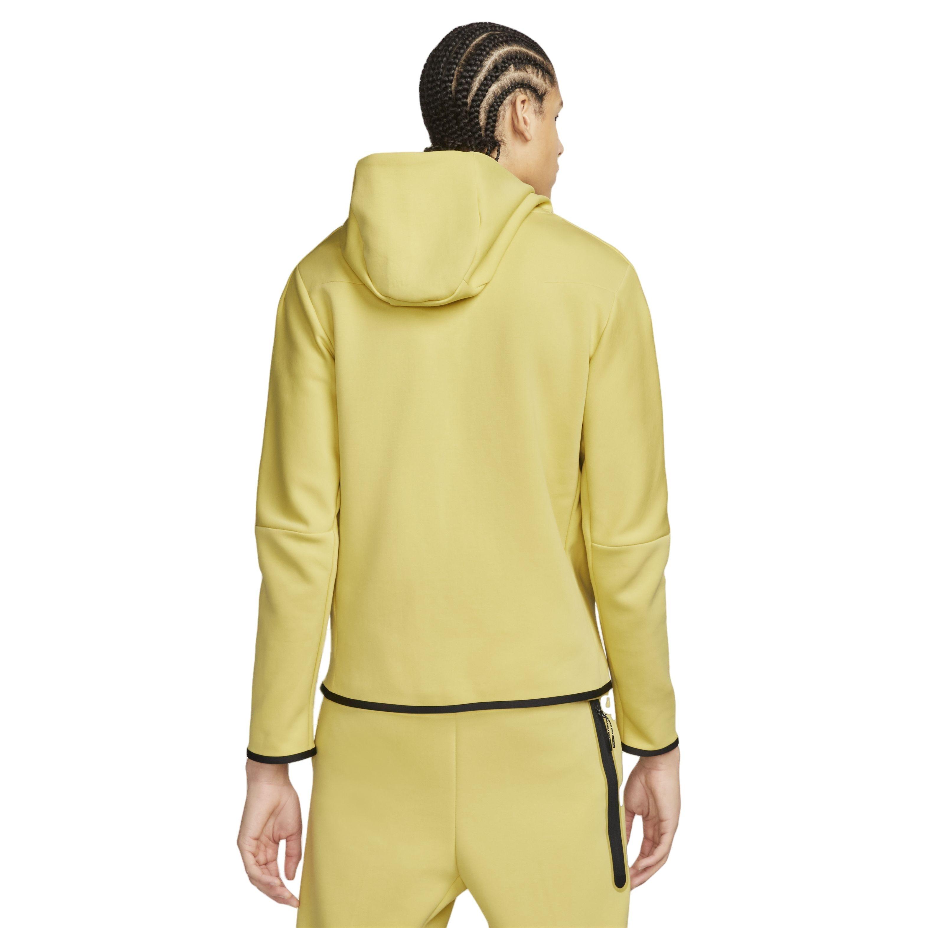 Nike Sportswear Tech Fleece Full-Zip Hoodie Yellow/Black Men's - US