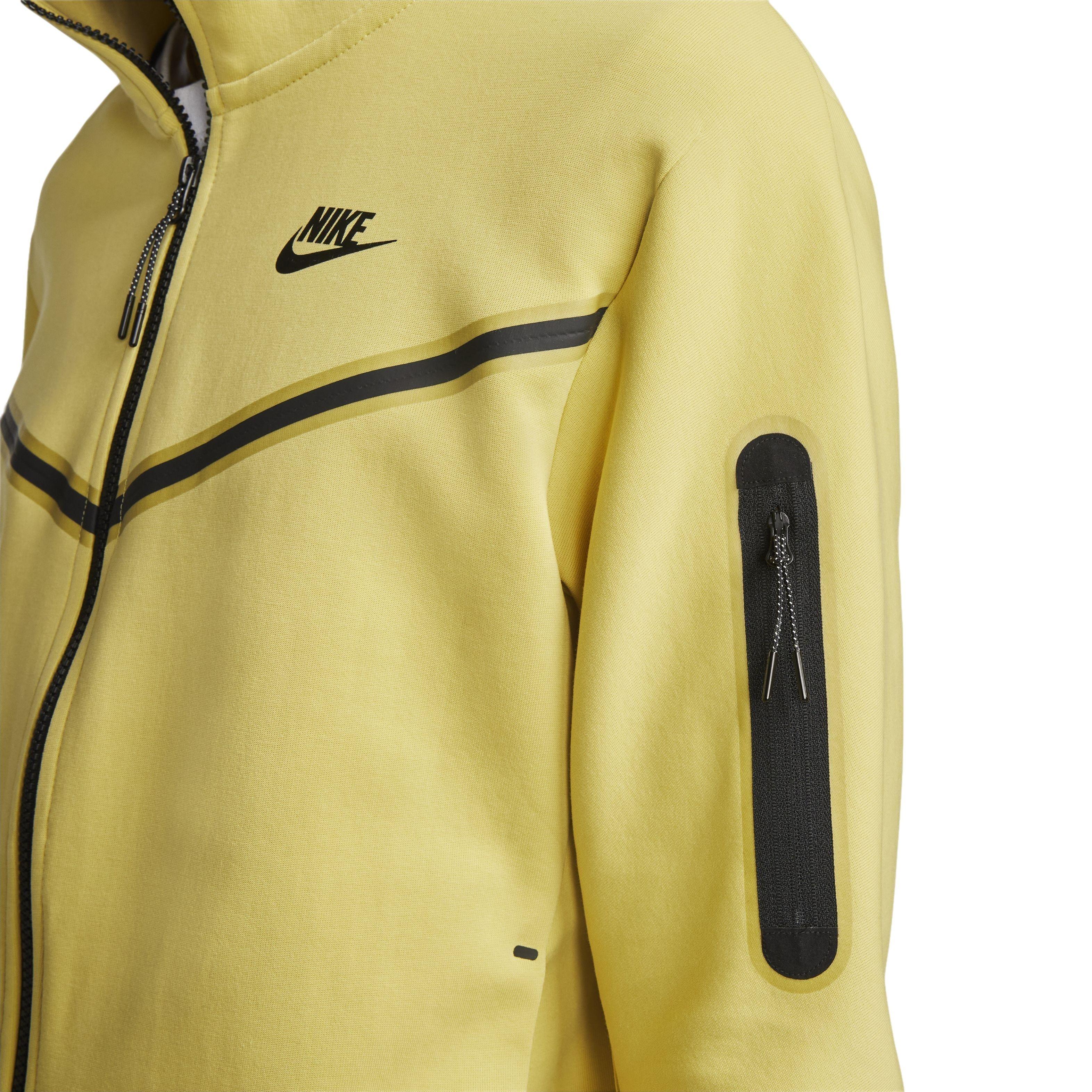 Yellow nike fleece online hoodie