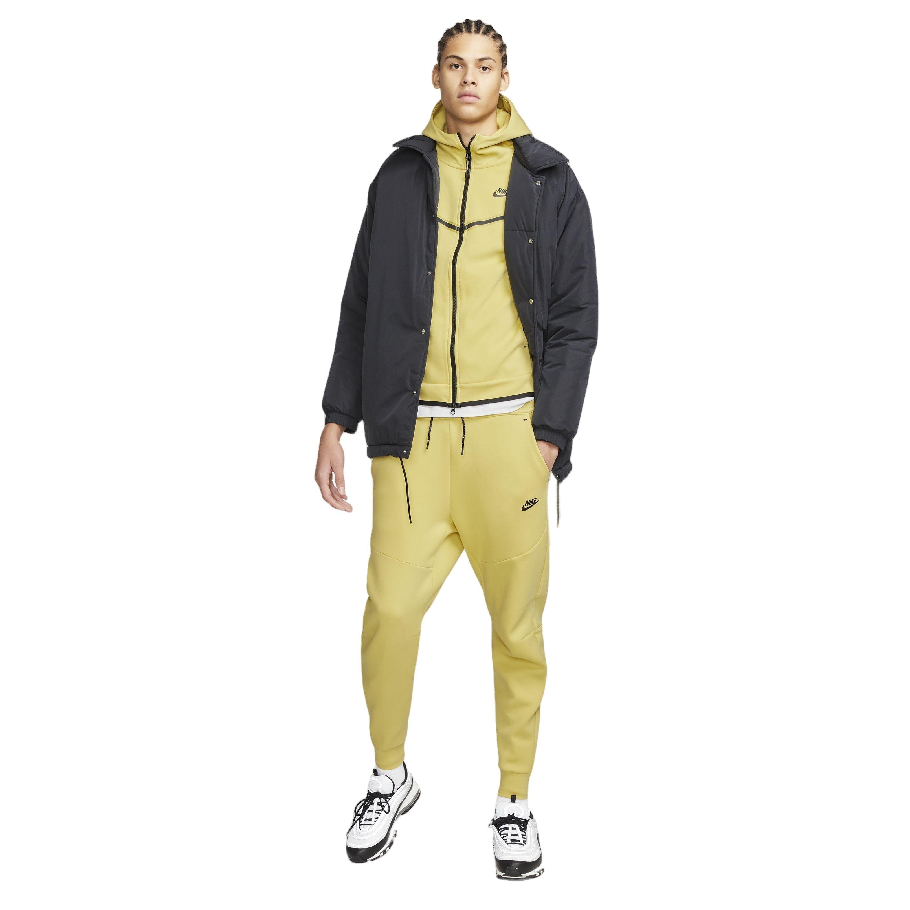 Nike Sportswear Tech Fleece Full-Zip Hoodie Yellow/Black Men's - US