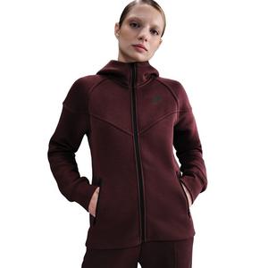 Nike Women's Sportswear Tech Fleece Windrunner Full-Zip Jacket -Burgundy