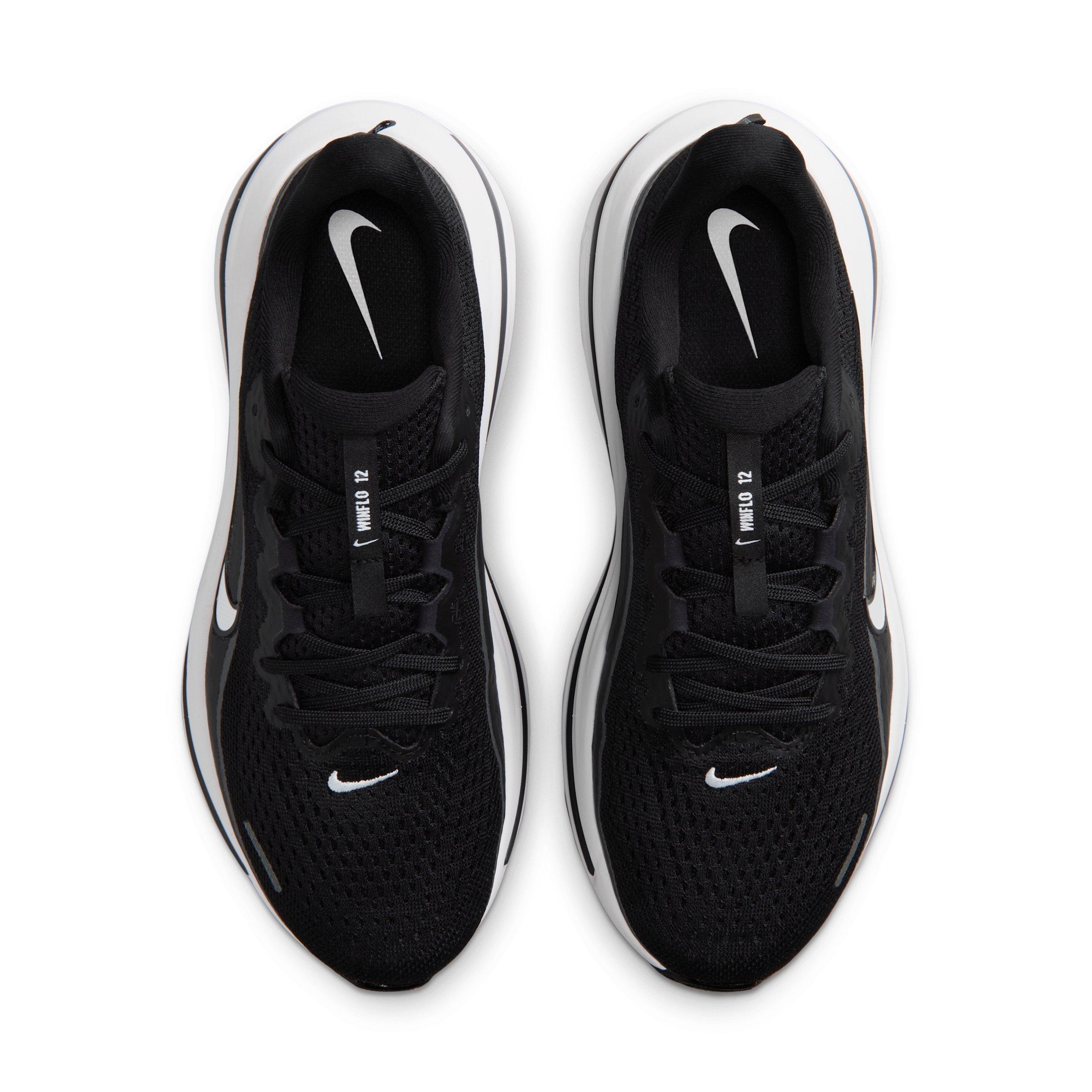 Nike Winflo 12 "Black/Dark Smoke Grey/White" Women's Running Shoe - BLACK/GREY/WHITE Thumbnail View 4