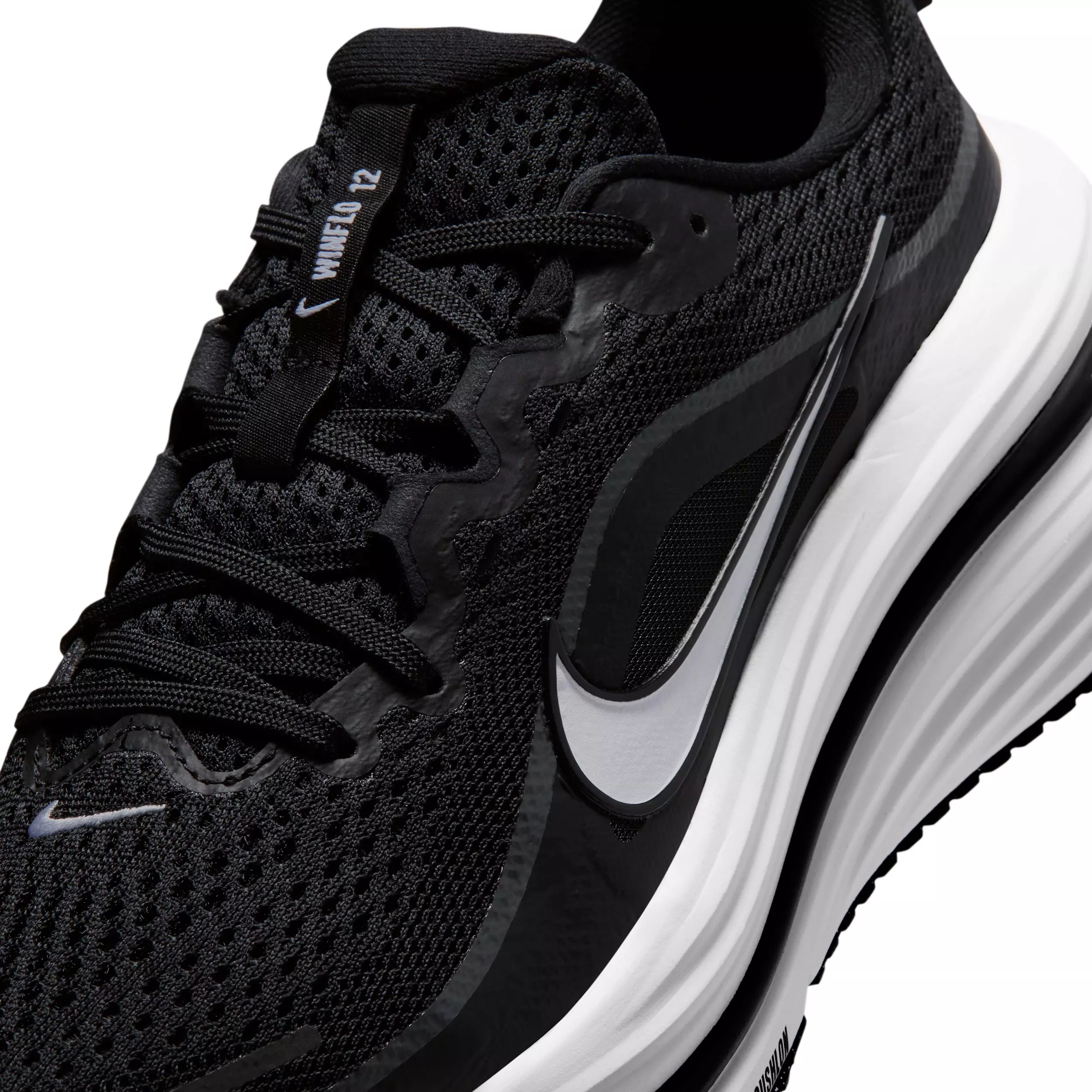 Nike Winflo 12 "Black/Dark Smoke Grey/White" Women's Running Shoe - BLACK/GREY/WHITE