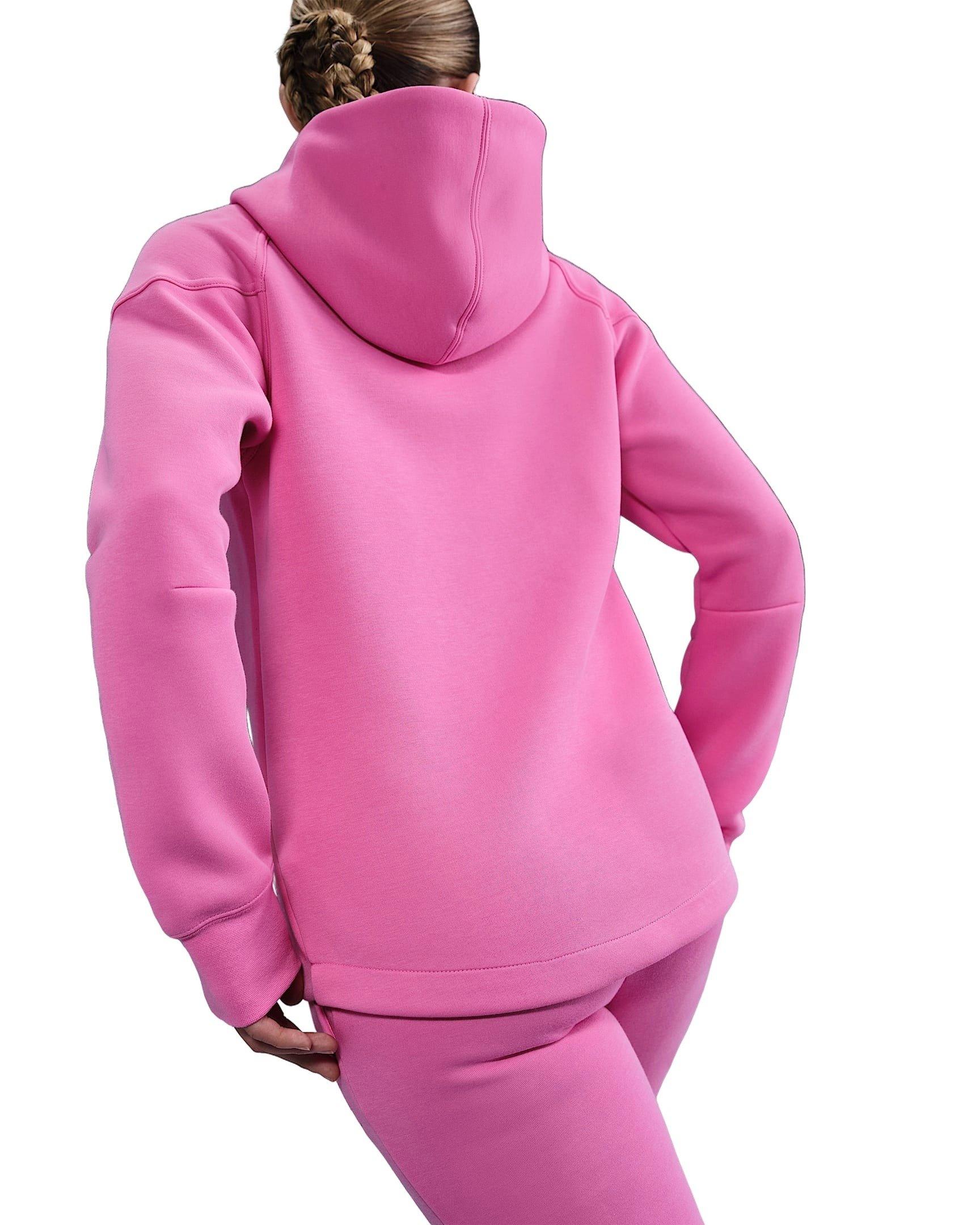 Nike Women's Sportswear Tech Fleece Windrunner Full-Zip Jacket - Pink/Black - PINK/BLACK Thumbnail View 2