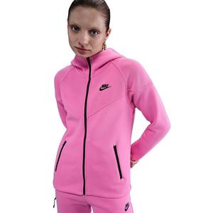 Nike Women's Sportswear Tech Fleece Windrunner Full-Zip Jacket -Pink/Black