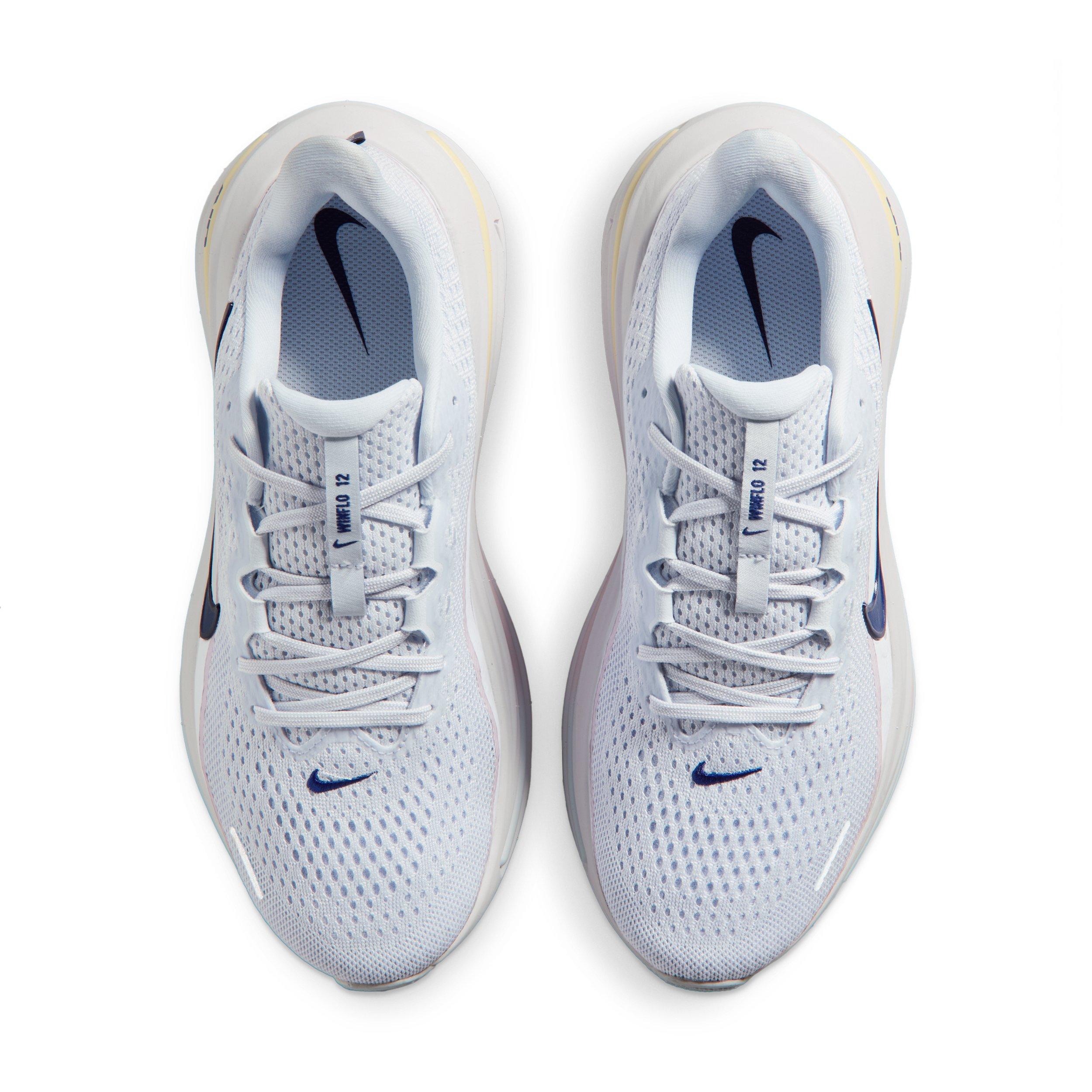 Nike Winflo 12 "Football Grey/Bleached Lilac/Alabaster/Blue Void" Women's Running Shoe - GREY/PURPLE/BLUE Thumbnail View 4