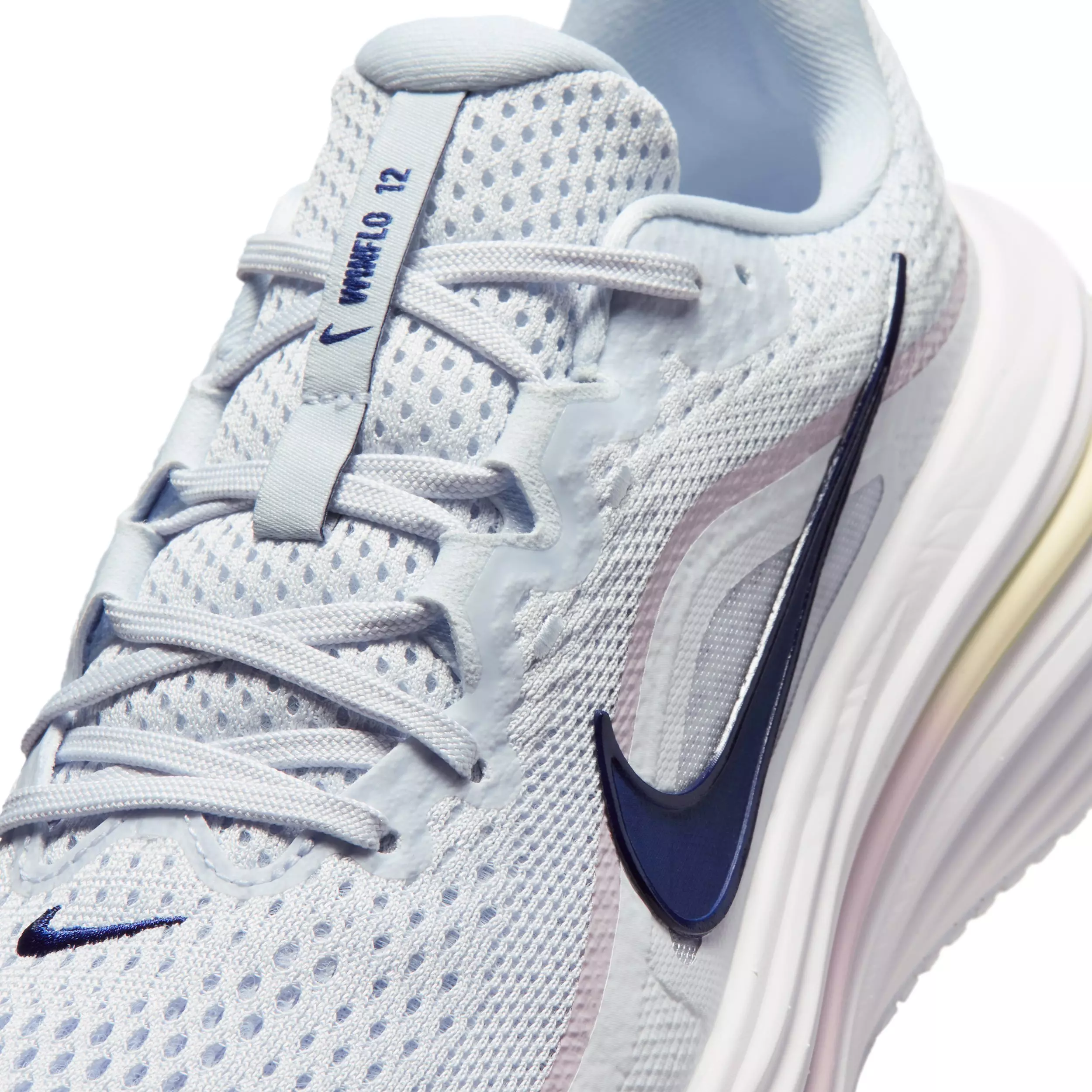 Nike Winflo 12 "Football Grey/Bleached Lilac/Alabaster/Blue Void" Women's Running Shoe - GREY/PURPLE/BLUE