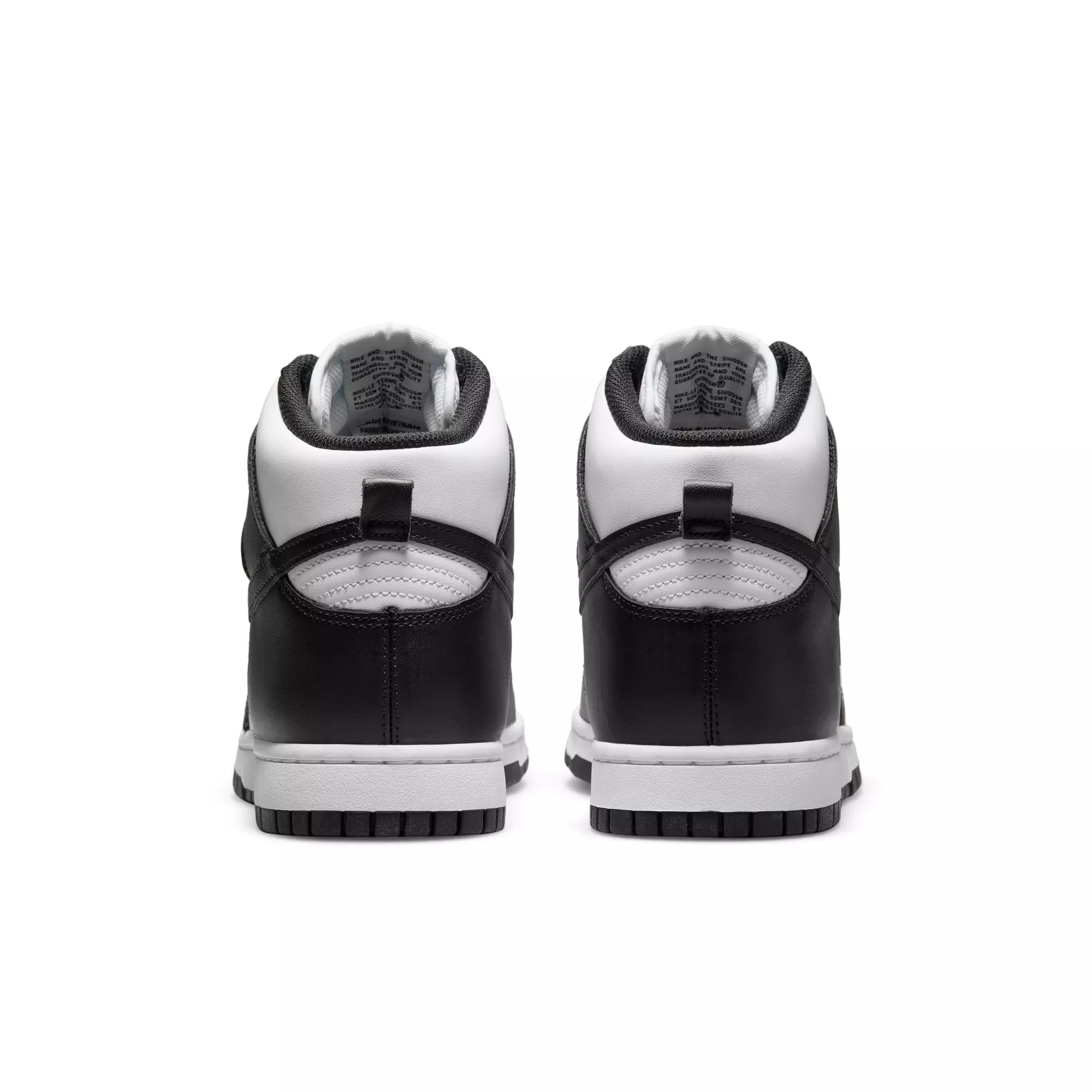 Nike Dunk High Retro "White/Black/Total Orange" Men's Shoe - WHITE