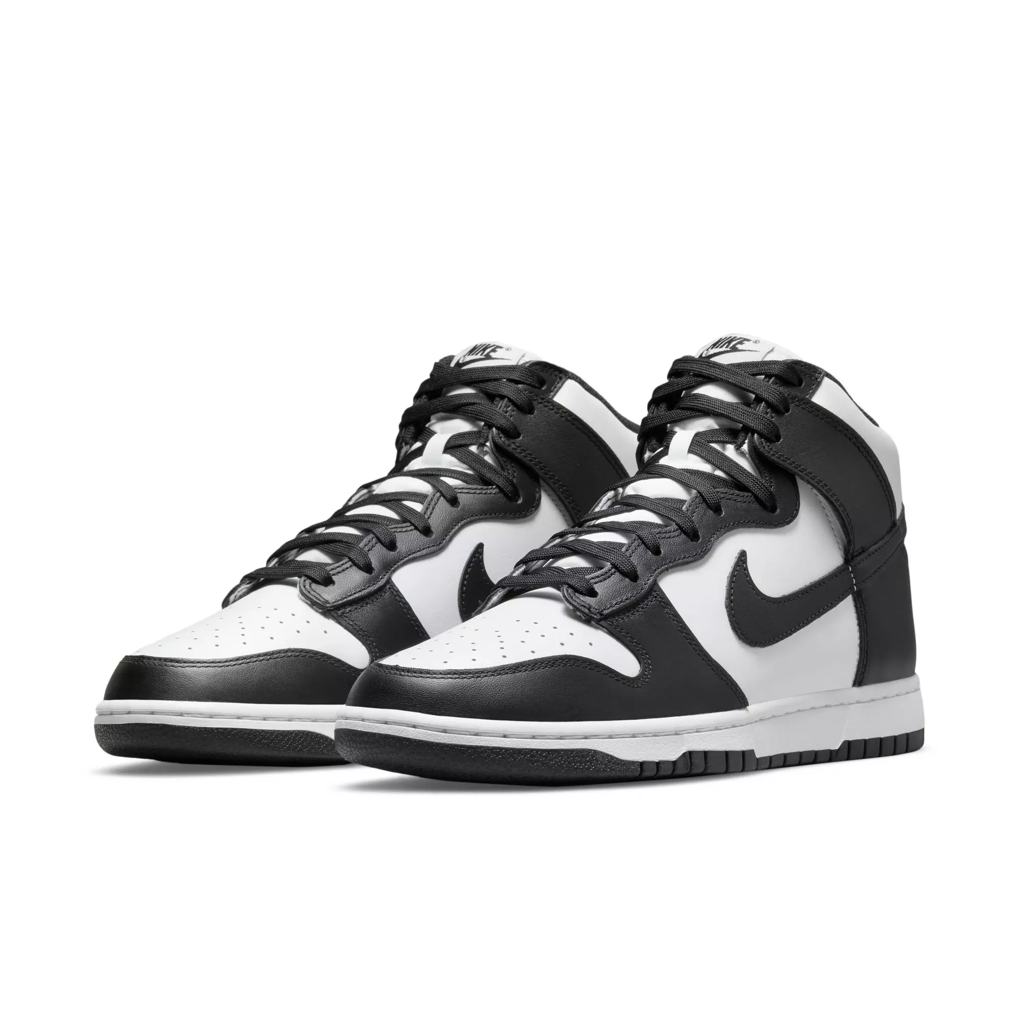 Nike Dunk High Retro "White/Black/Total Orange" Men's Shoe - WHITE