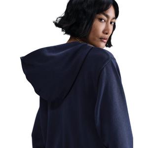 Nike Women's Sportswear Chill Terry Loose Full-Zip French Terry Jacket -Navy