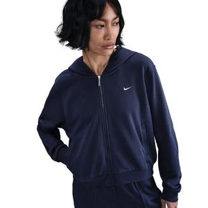 Nike Women's Sportswear Chill Terry Loose Full-Zip French Terry Jacket -Navy