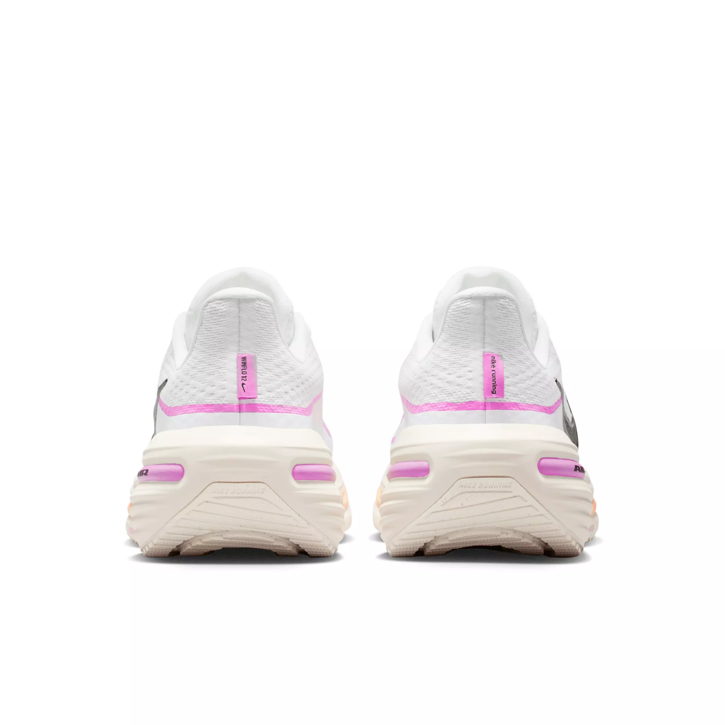 Nike Winflo 12 "White/Light Magenta/Chalk/Black" Women's Running Shoe - WHITE/PINK/BLACK