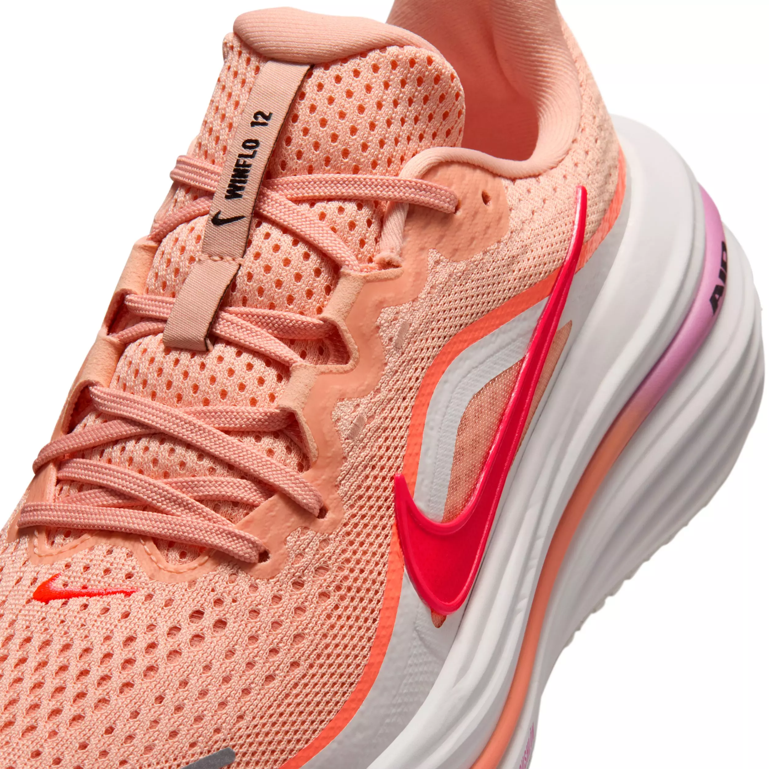 Nike Winflo 12 "Arctic Orange/Summit White/Atomic Pink/Flash Crimson" Women's Running Shoe - ORANGE/WHITE/RED