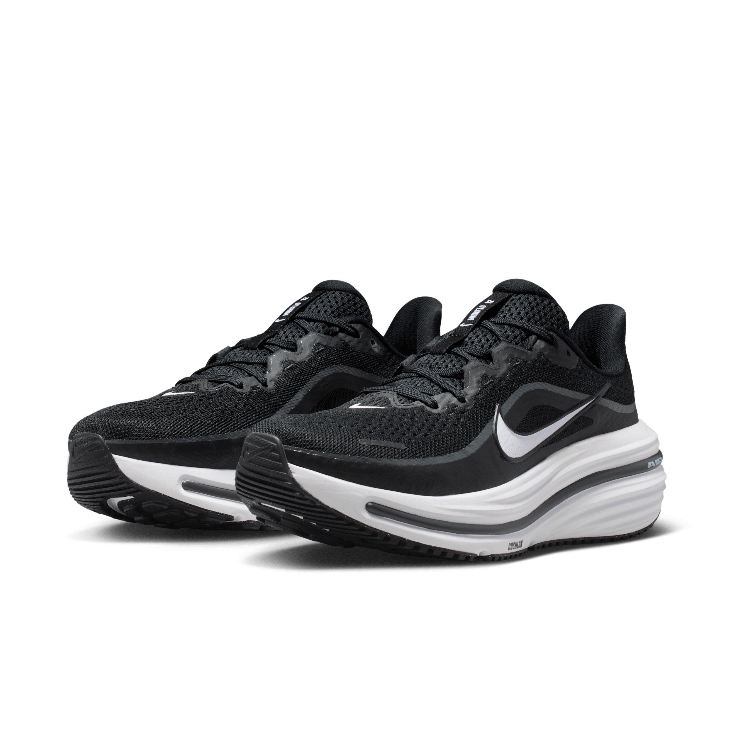 Nike Winflo 12 "Black/Dark Smoke Grey/White" Women's Wide Running Shoe - BLACK/GREY/WHITE Thumbnail View 3