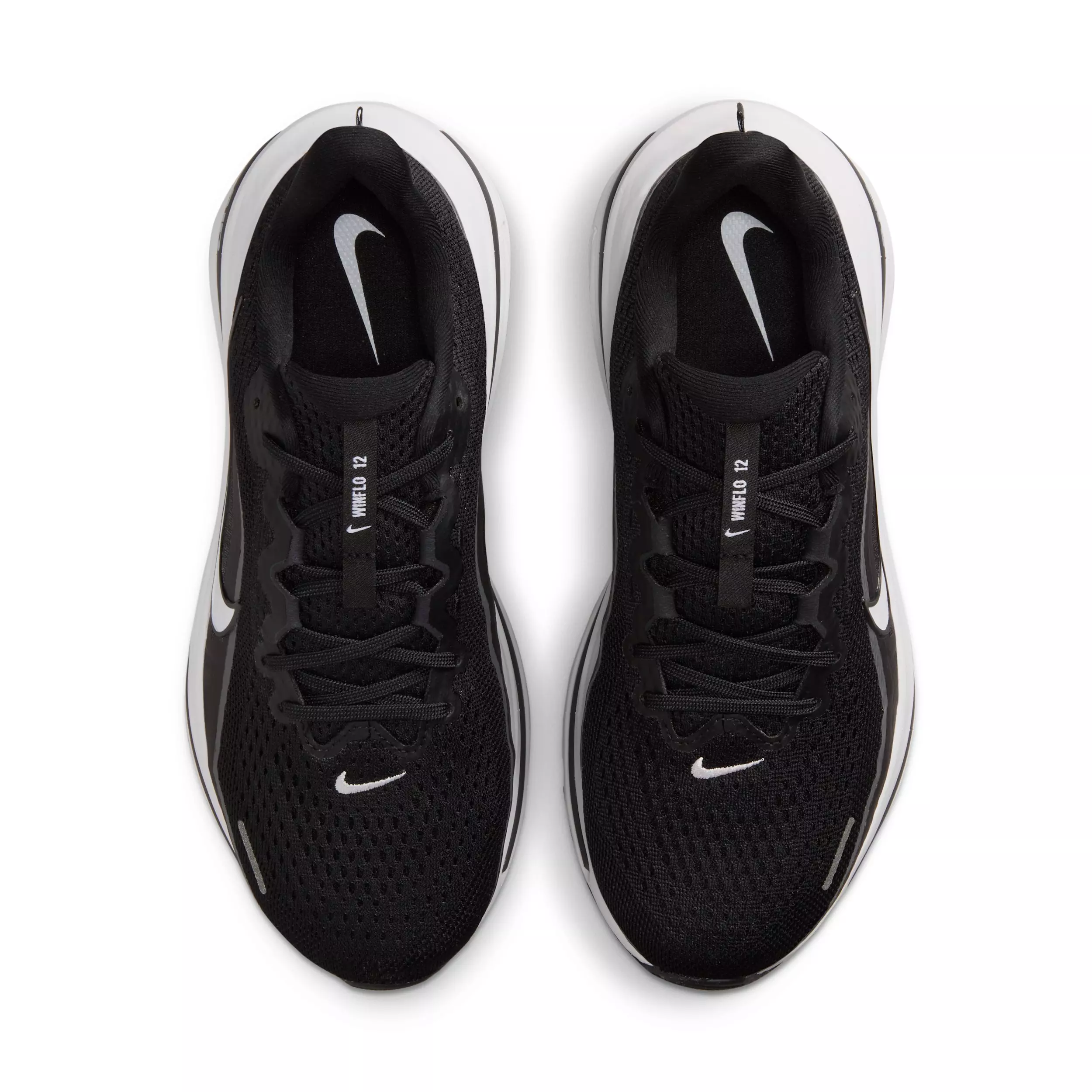 Nike Winflo 12 "Black/Dark Smoke Grey/White" Women's Wide Running Shoe - BLACK/GREY/WHITE