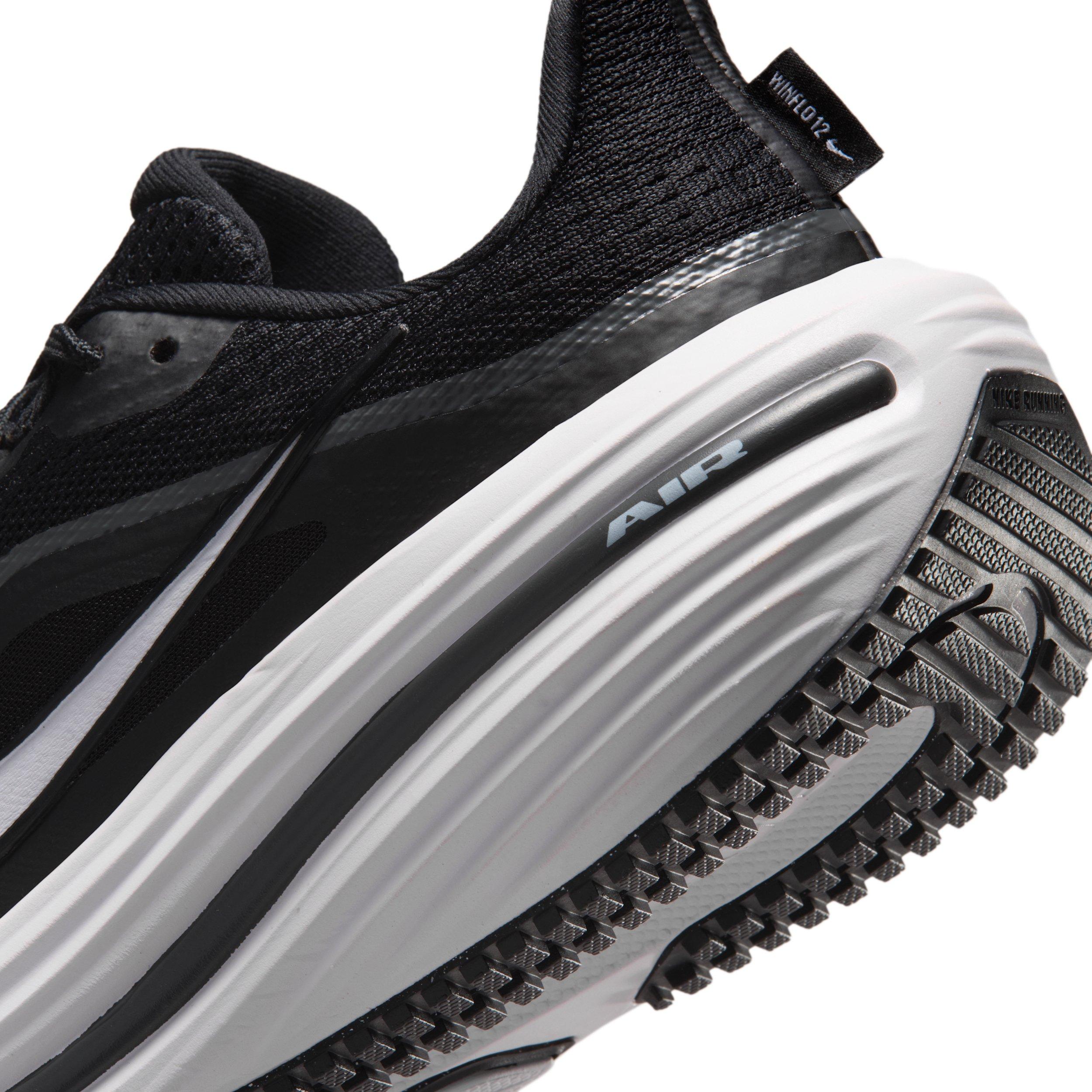 Nike Winflo 12 "Black/Dark Smoke Grey/White" Women's Wide Running Shoe - BLACK/GREY/WHITE Thumbnail View 8