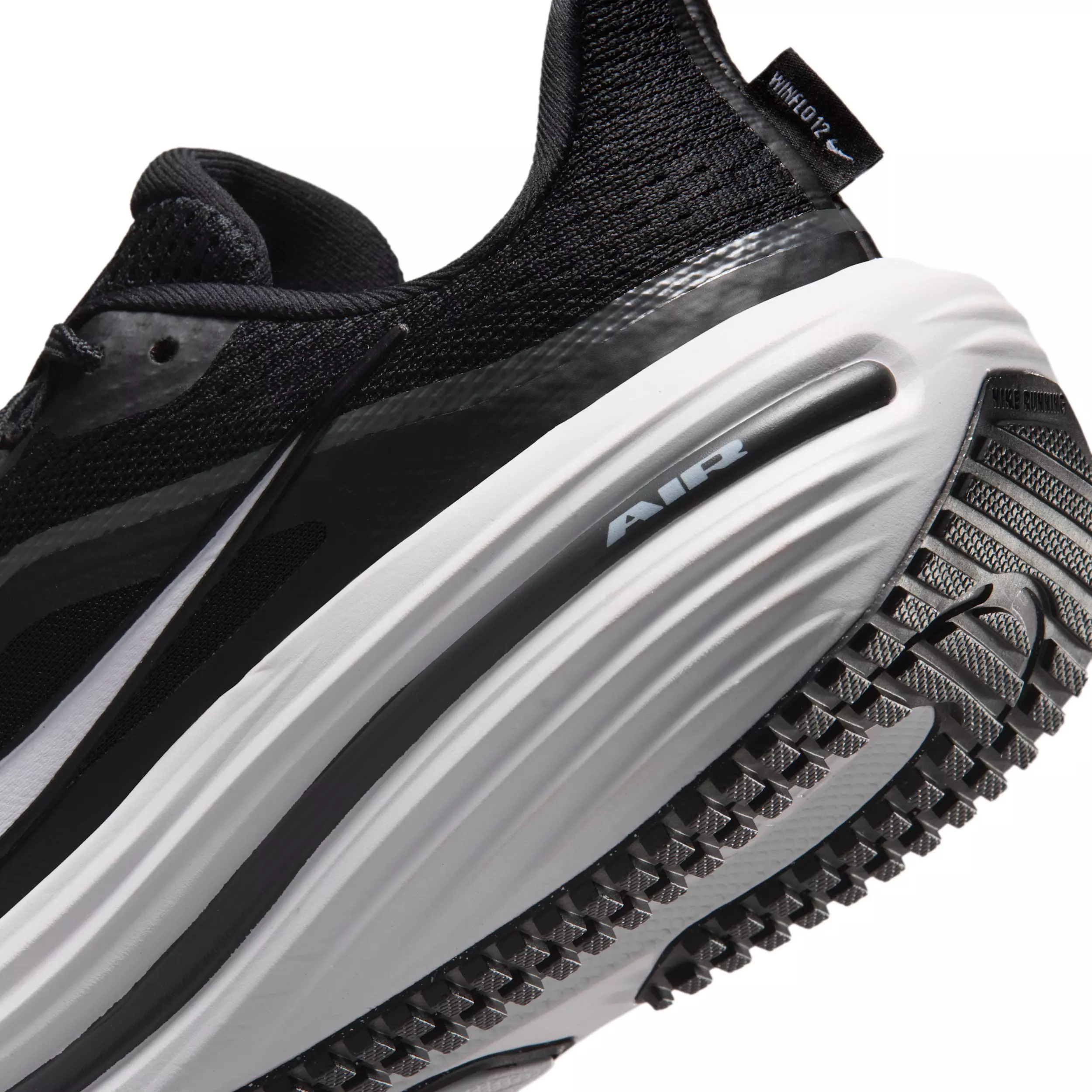 Nike Winflo 12 "Black/Dark Smoke Grey/White" Women's Wide Running Shoe - BLACK/GREY/WHITE