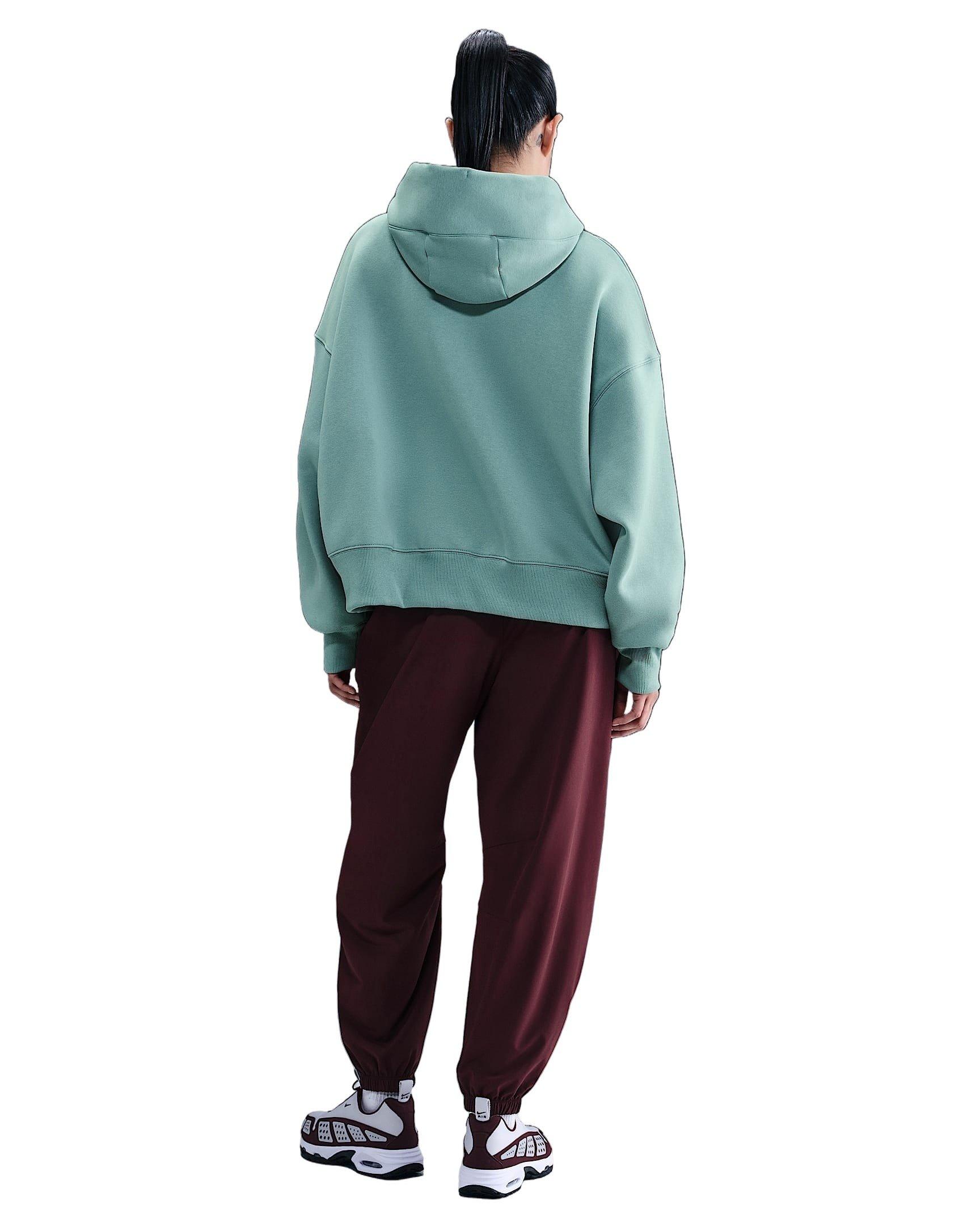 Nike Women's Sportswear Phoenix Fleece Over-Oversized Pullover Hoodie -Green - GREEN Thumbnail View 5