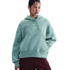 Nike Women's Sportswear Phoenix Fleece Over-Oversized Pullover Hoodie -Green