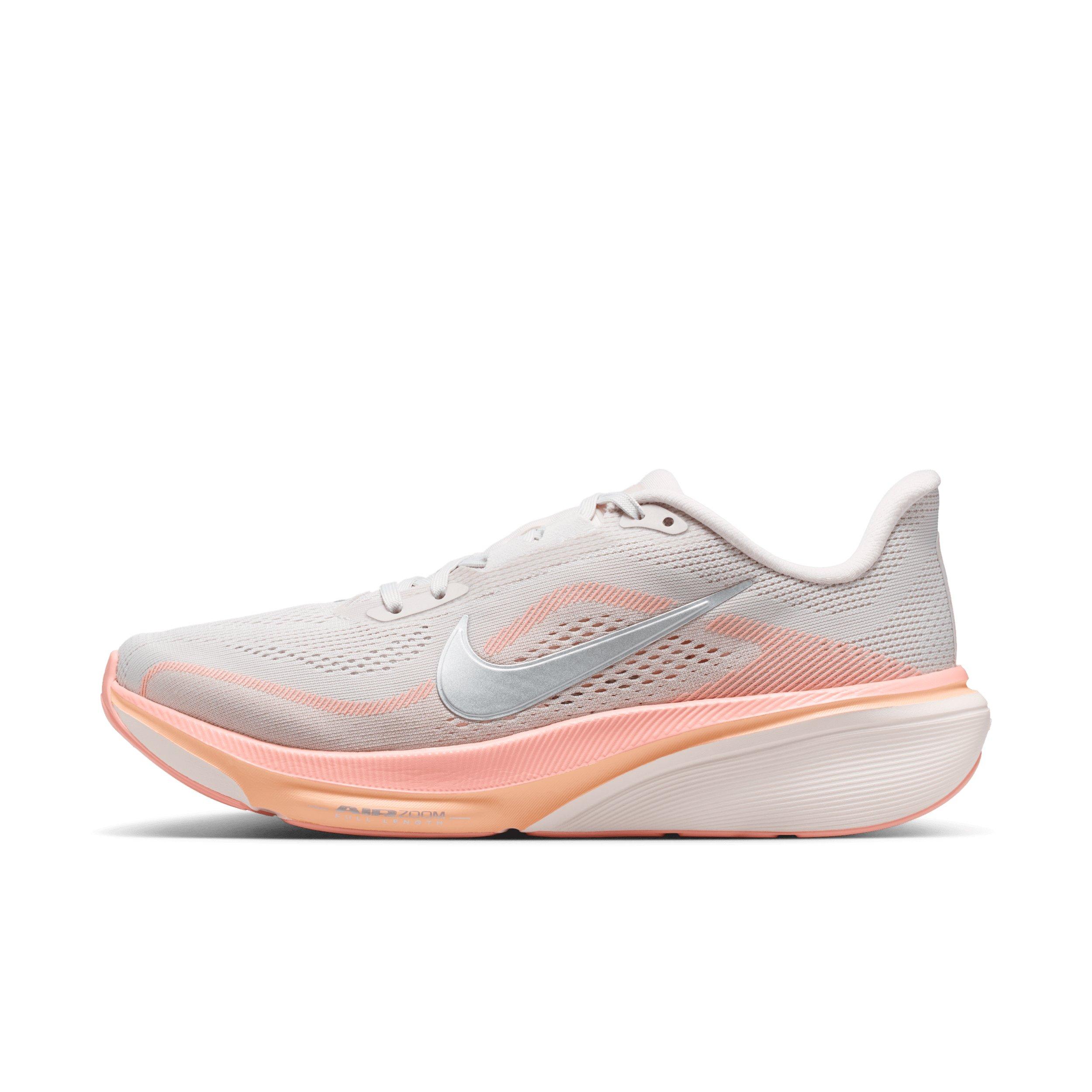Nike Pegasus 42 "Light Bone/Arctic Orange/Chalk/Metallic Silver" Women's Road Running Shoe - BEIGE/ORANGE/SILVER Thumbnail View 2