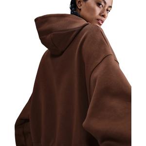Nike Women's Sportswear Phoenix Fleece Over-Oversized Pullover Hoodie -Brown
