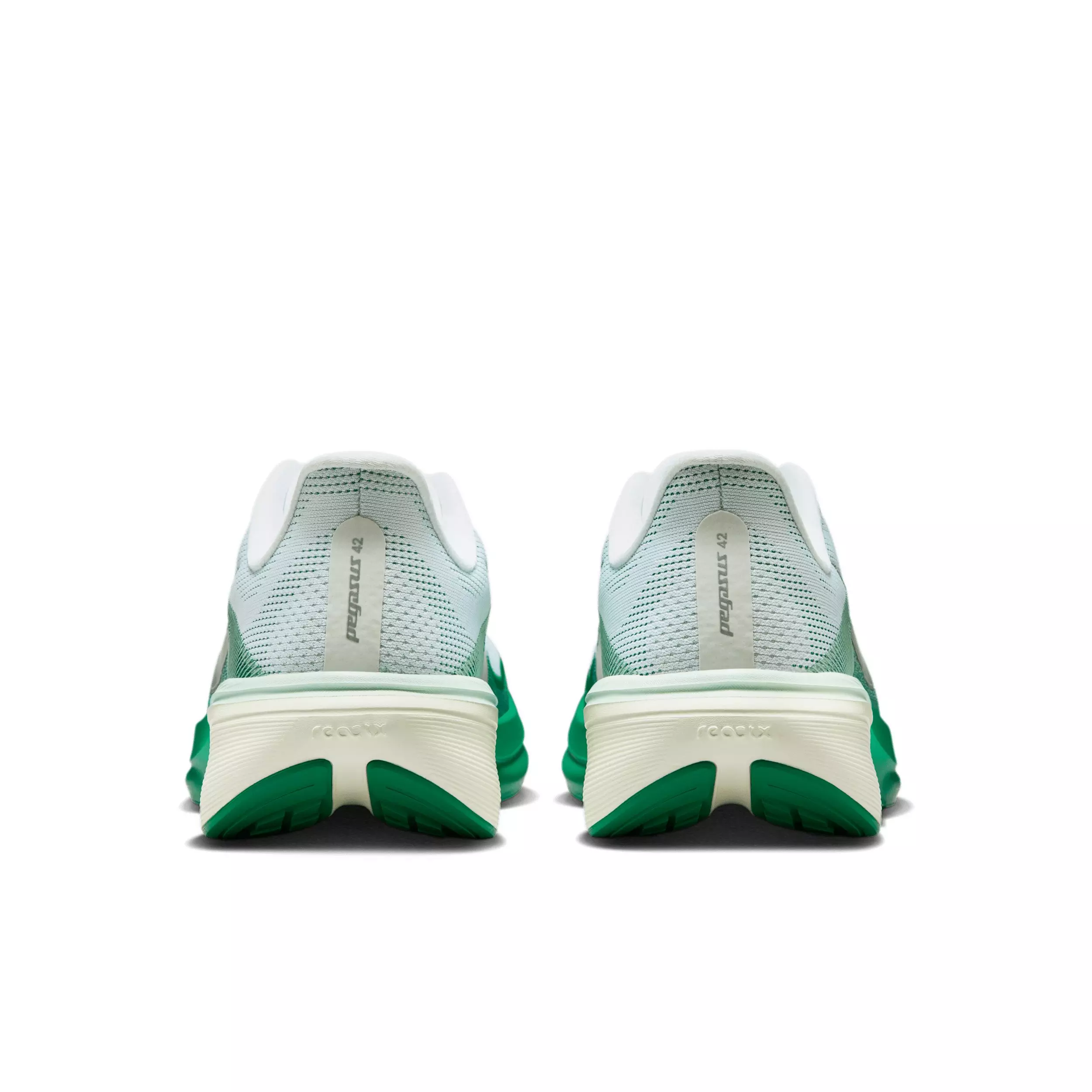 Nike Pegasus 42 "White/Malachite/Barely Green/Metallic Silver" Women's Road Running Shoe - WHITE/GREEN