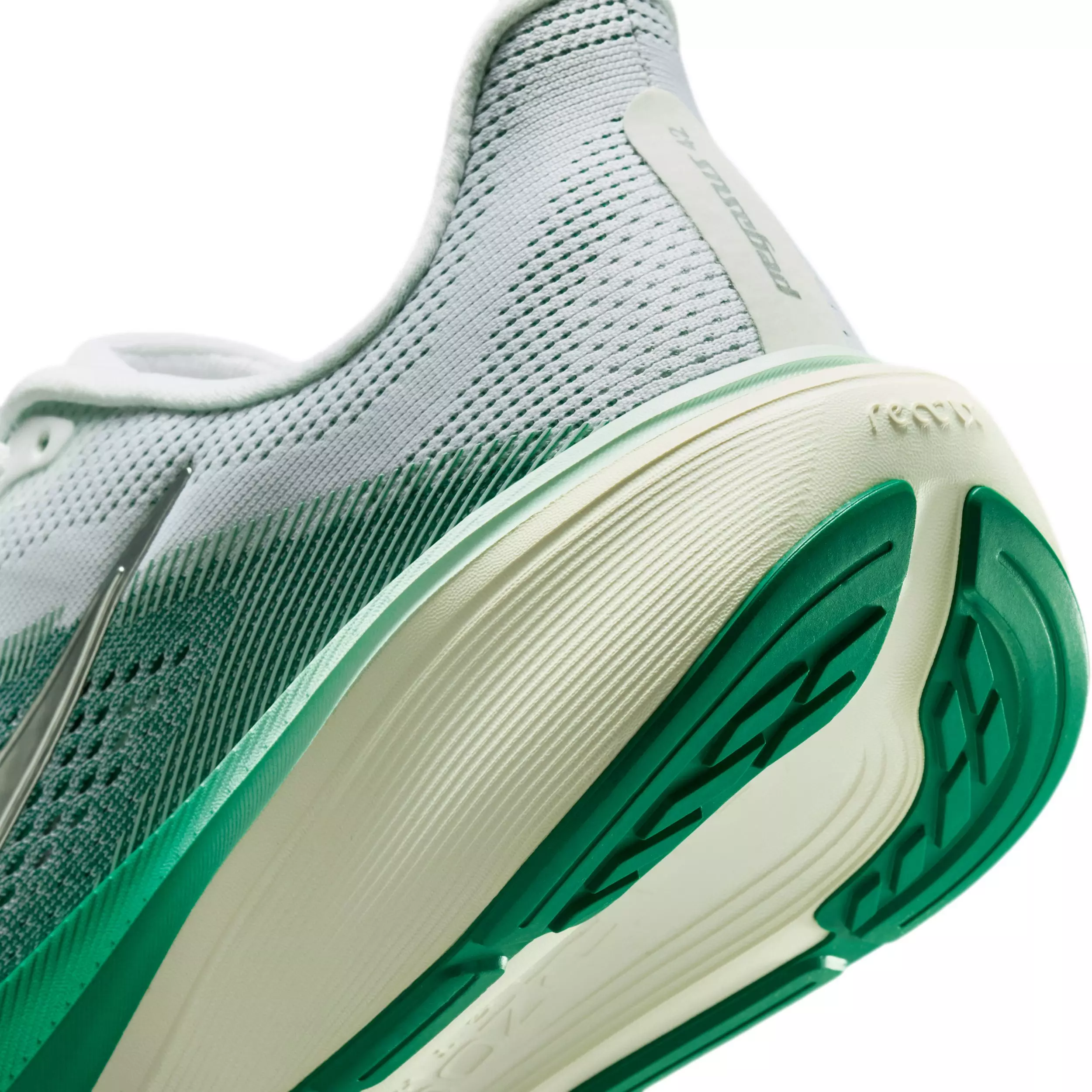 Nike Pegasus 42 "White/Malachite/Barely Green/Metallic Silver" Women's Road Running Shoe - WHITE/GREEN