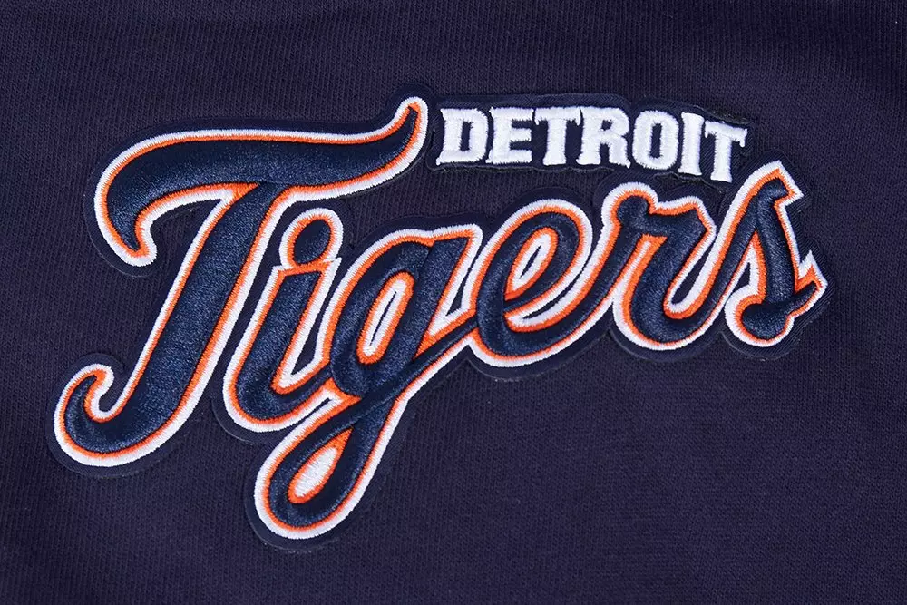 Pro Standard Men's MLB Detroit Tigers Old English Crewneck -Navy - NAVY