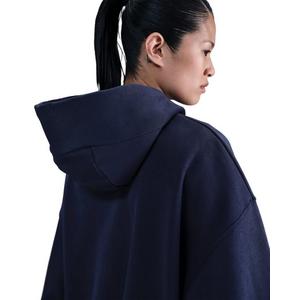 Nike Women's Sportswear Phoenix Fleece Over-Oversized Pullover Hoodie -Navy