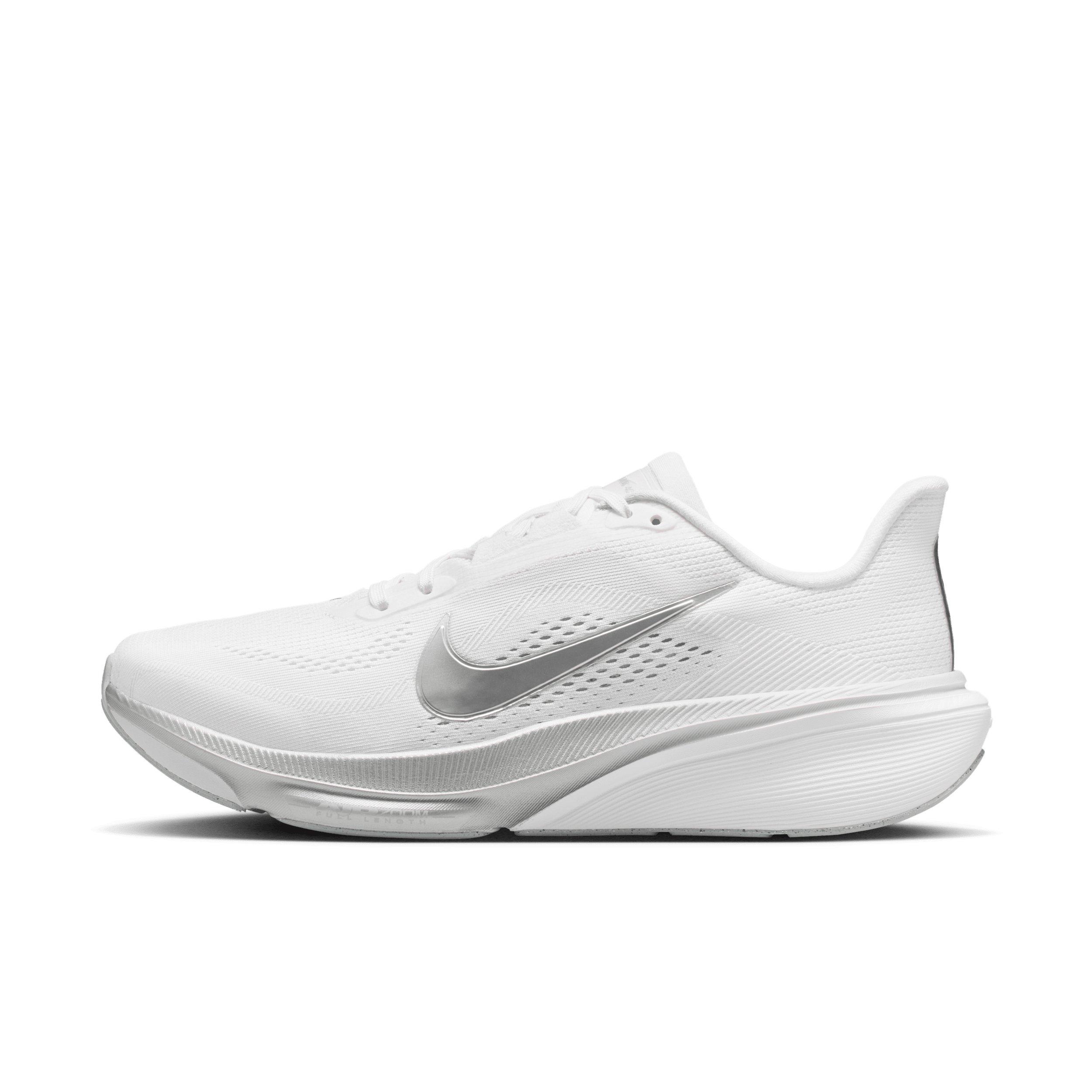 Nike Pegasus 42 "White/Wolf Grey/Cool Grey/Metallic Silver" Women's Road Running Shoe - WHITE/SILVER Thumbnail View 2