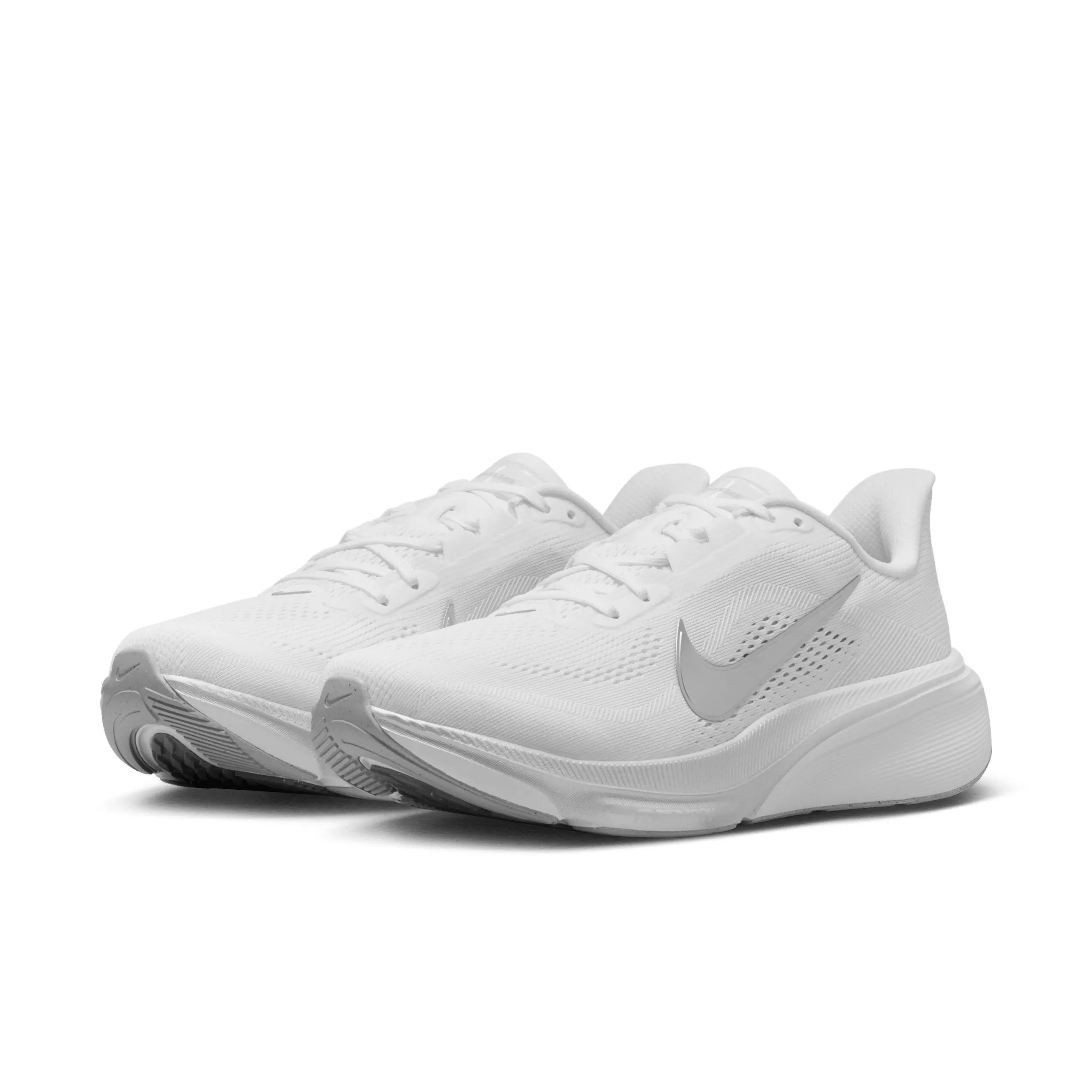 Nike Pegasus 42 "White/Wolf Grey/Cool Grey/Metallic Silver" Women's Road Running Shoe - WHITE/SILVER