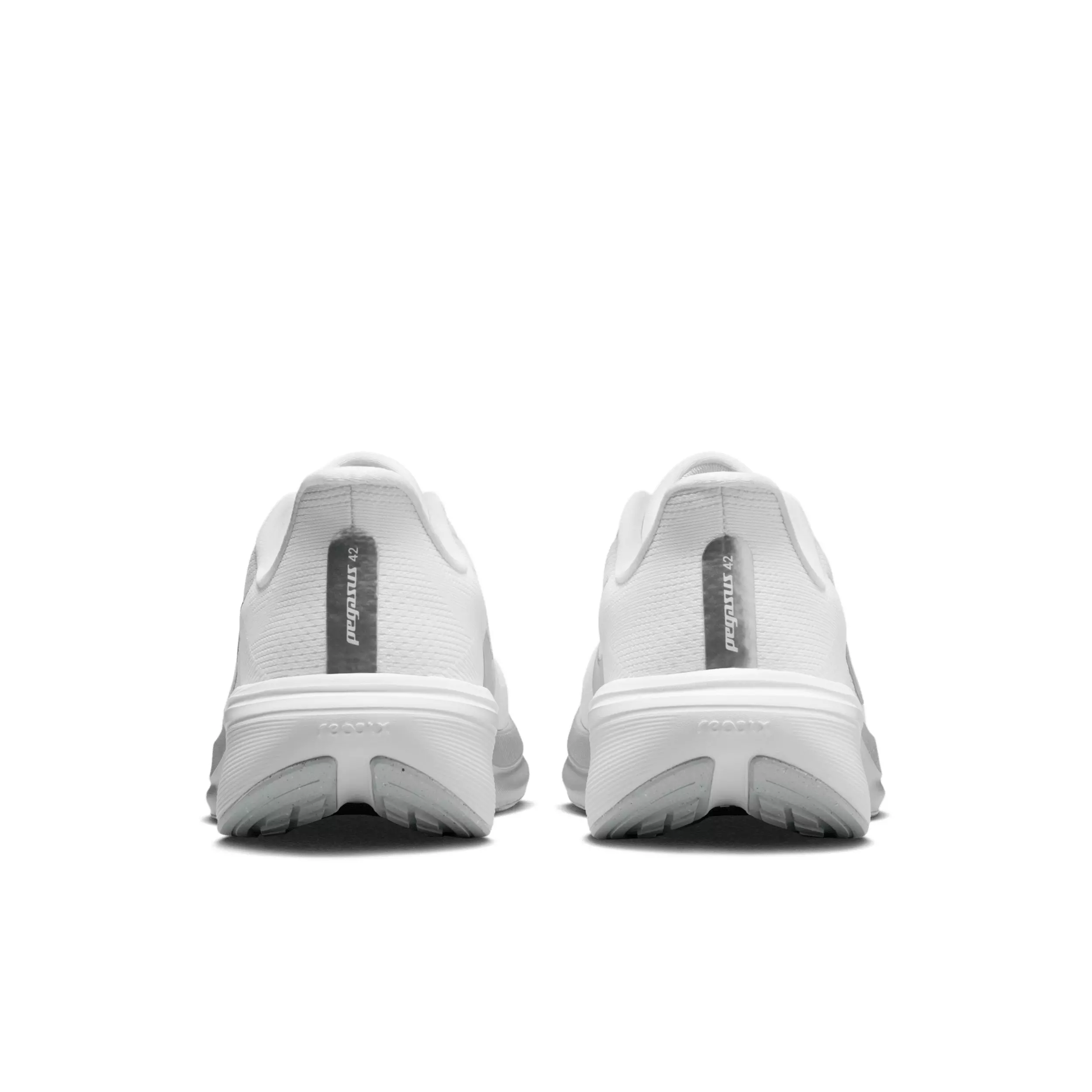 Nike Pegasus 42 "White/Wolf Grey/Cool Grey/Metallic Silver" Women's Road Running Shoe - WHITE/SILVER