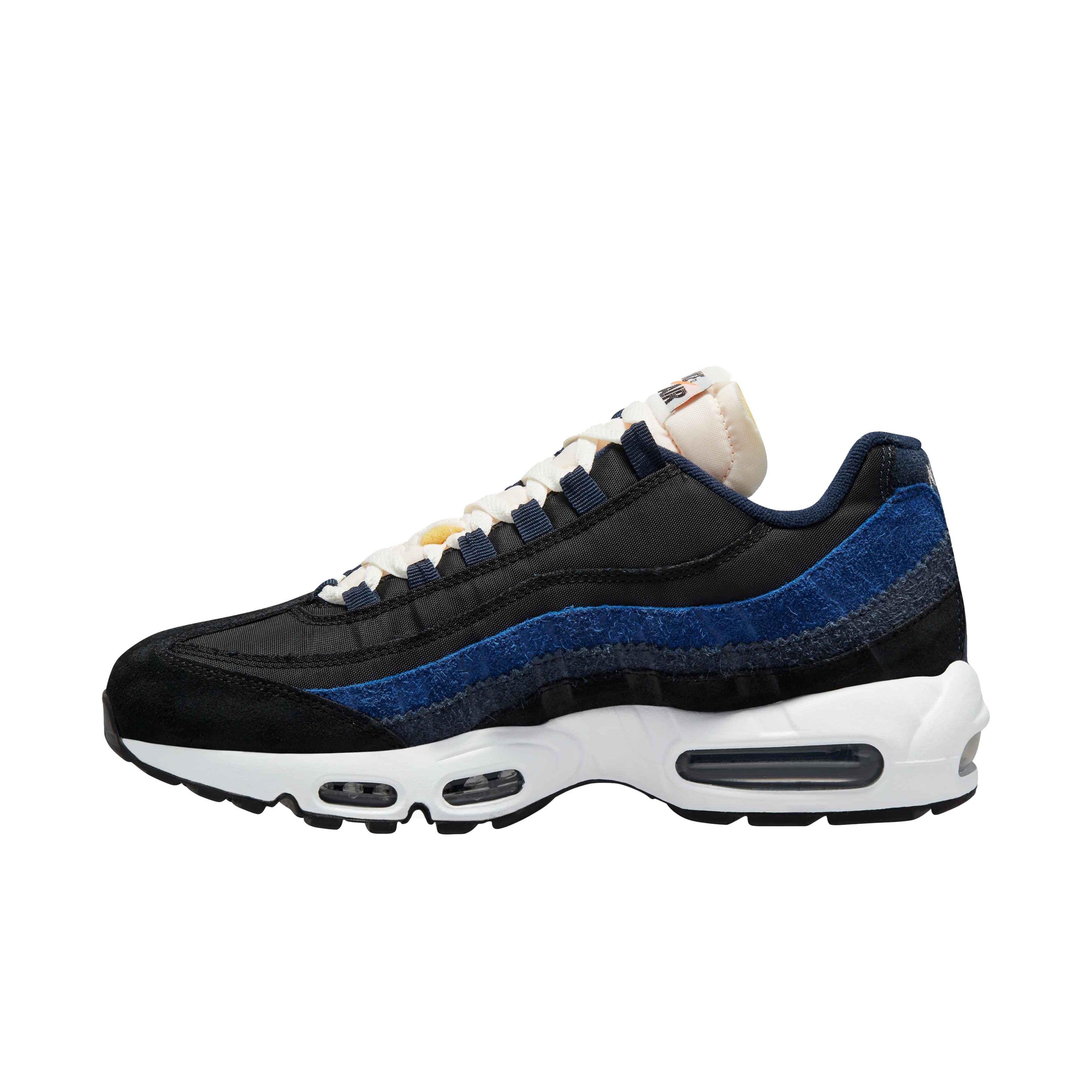 Nike Air Max 95 SE "Black/Sail/Obsidian/Deep Royal Blue" Men's Shoe - BLACK Thumbnail View 2