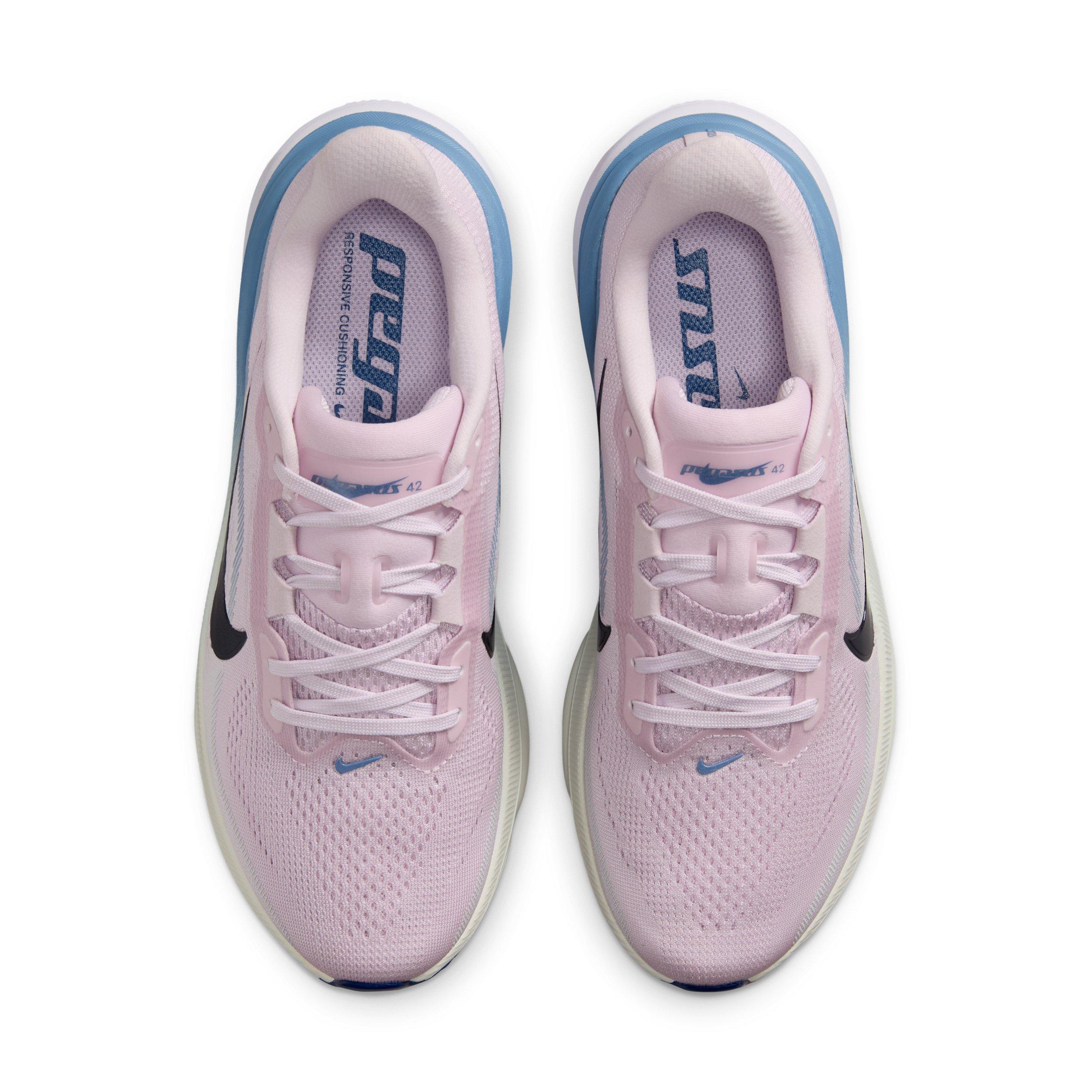 Nike Pegasus 42 "Bleached Lilac/Work Blue/Barely Green/Blue Void" Women's Road Running Shoe - LILAC/BLUE Thumbnail View 4