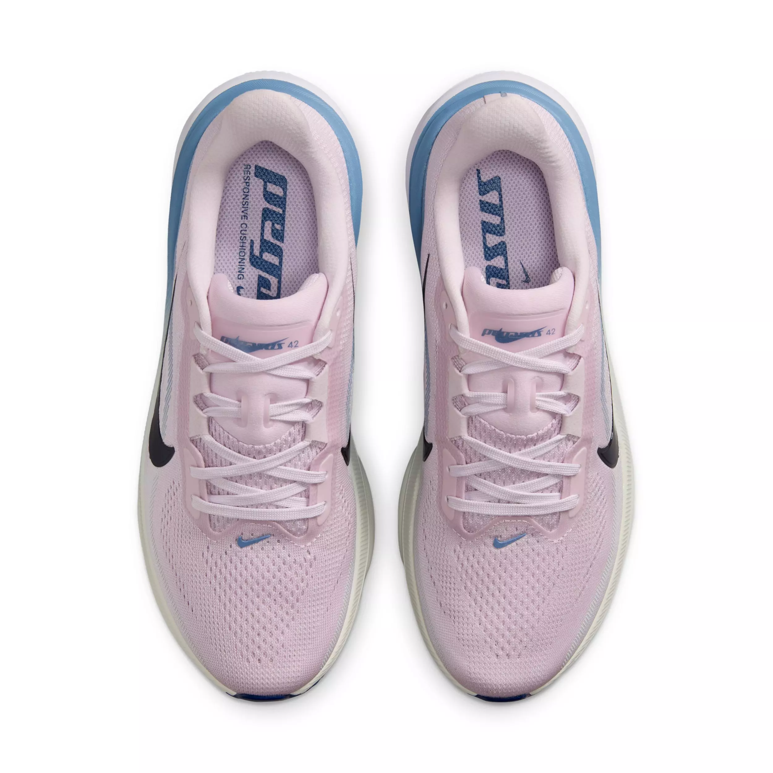 Nike Pegasus 42 "Bleached Lilac/Work Blue/Barely Green/Blue Void" Women's Road Running Shoe - LILAC/BLUE
