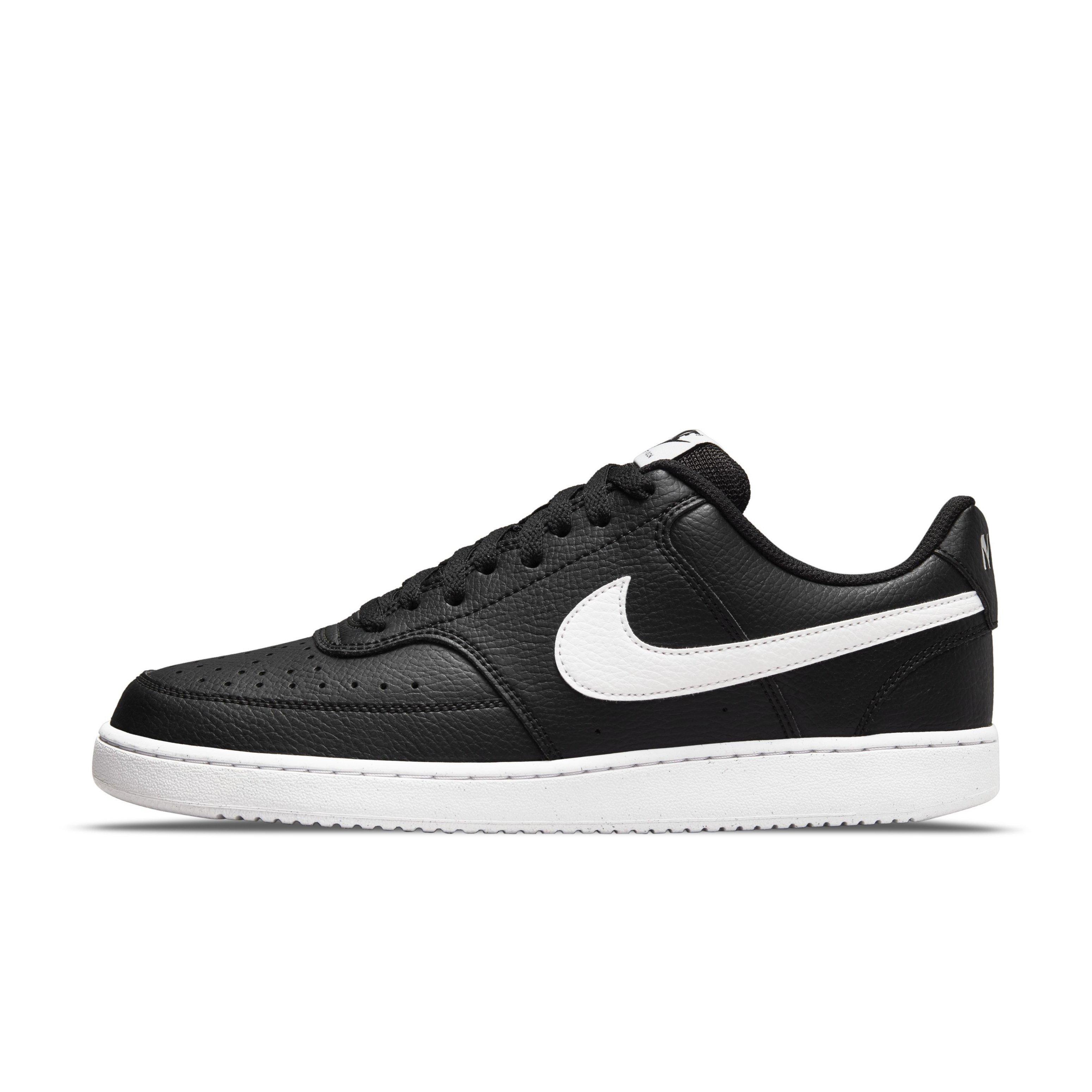 Nike Court Vision Low Next Nature "Black/White/Black" Men's Shoe - BLACK Thumbnail View 2