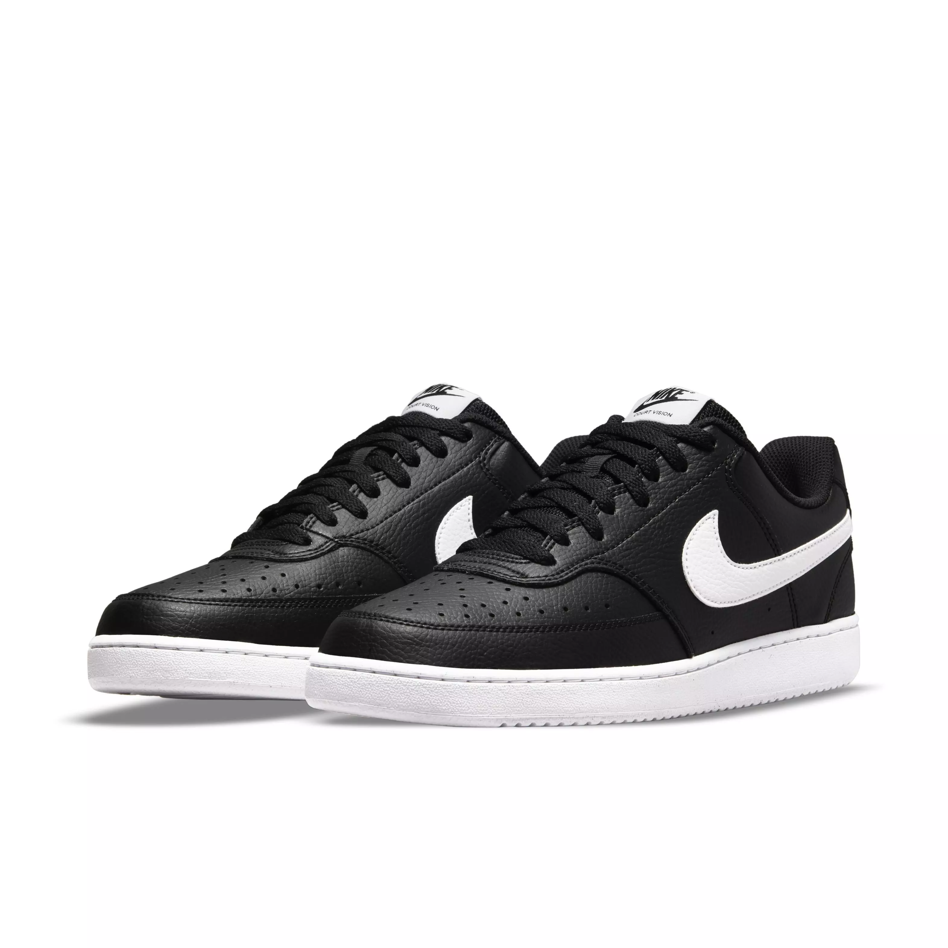 Nike Court Vision Low Next Nature "Black/White/Black" Men's Shoe - BLACK