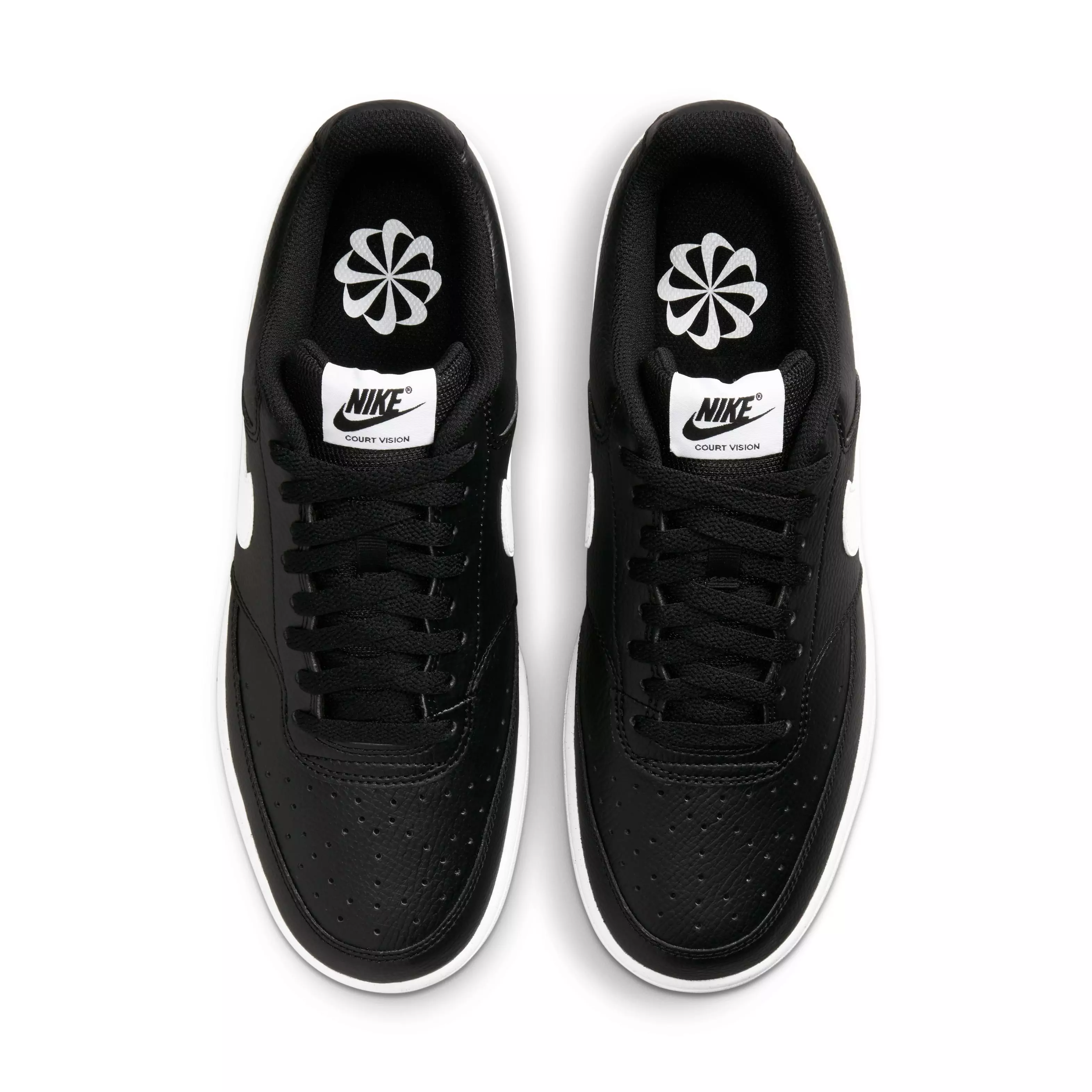 Nike Court Vision Low Next Nature "Black/White/Black" Men's Shoe - BLACK