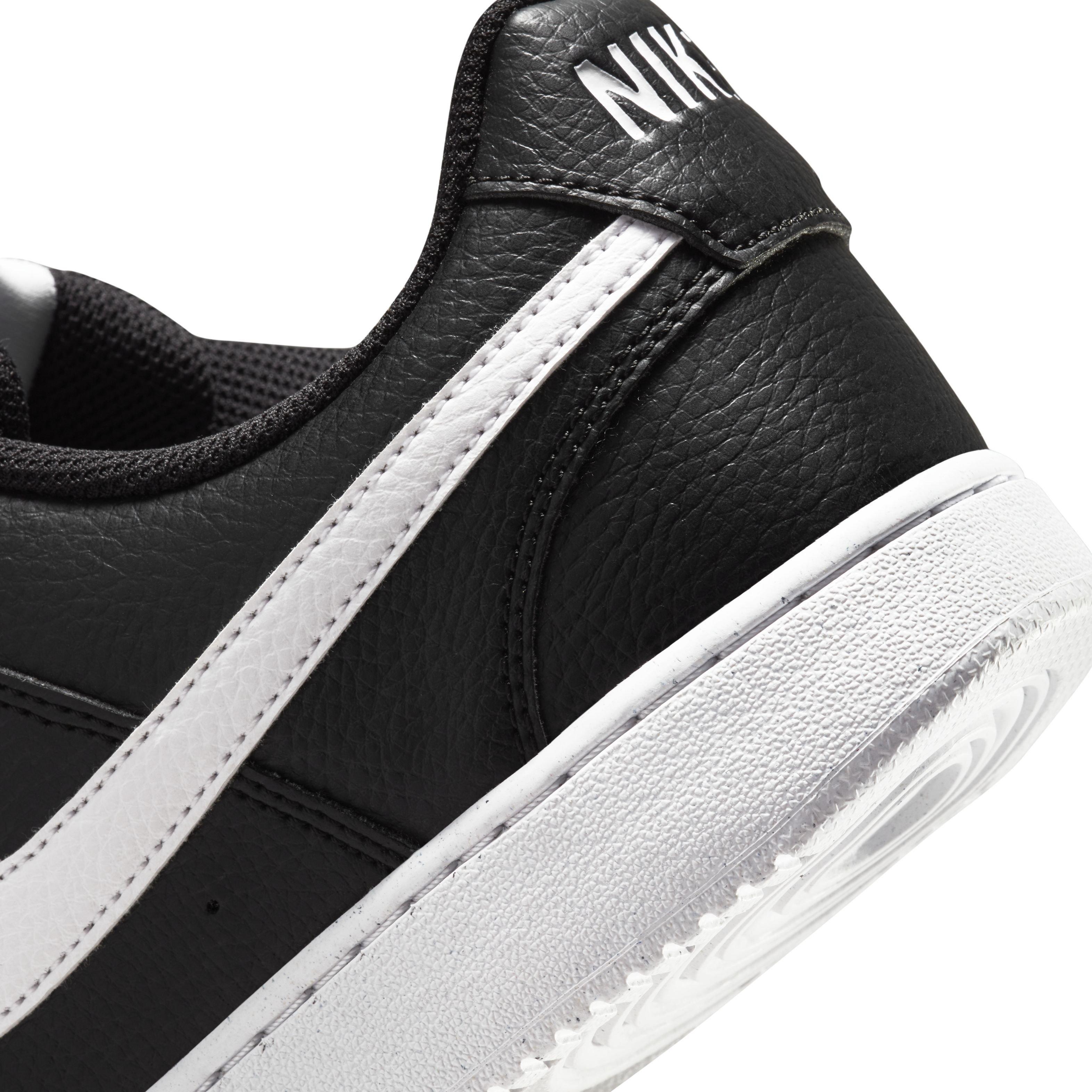 Nike Court Vision Low Next Nature "Black/White/Black" Men's Shoe - BLACK Thumbnail View 8