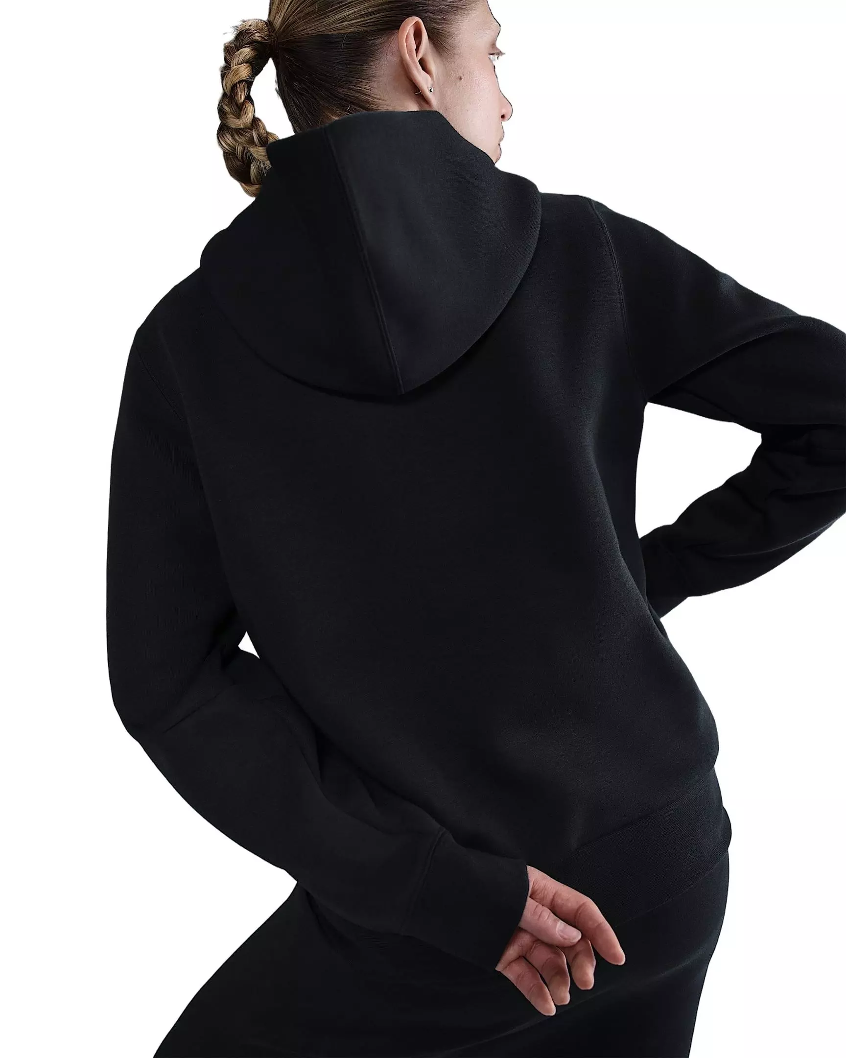 Nike Women's Sportswear Tech Fleece Hoodie - Black - BLACK