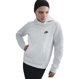 Nike Women's Sportswear Tech Fleece Hoodie -Lt Grey